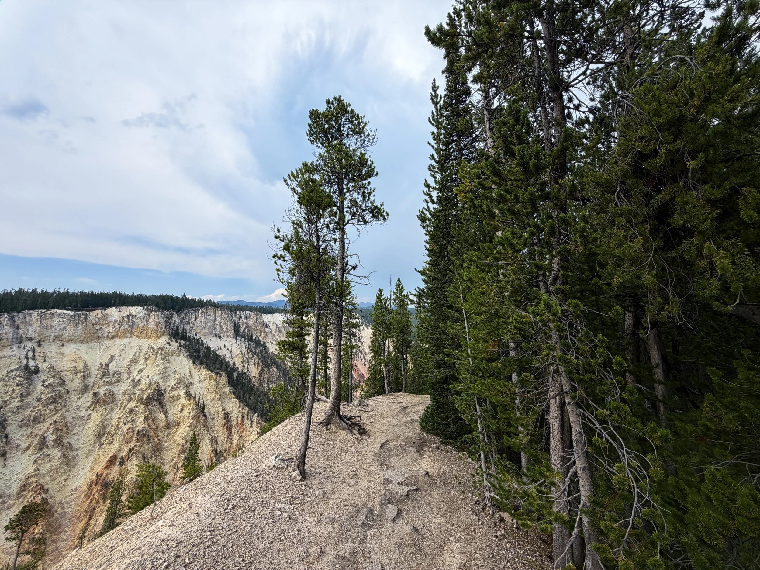 South Rim Trail Yellowstone National Park Wyoming