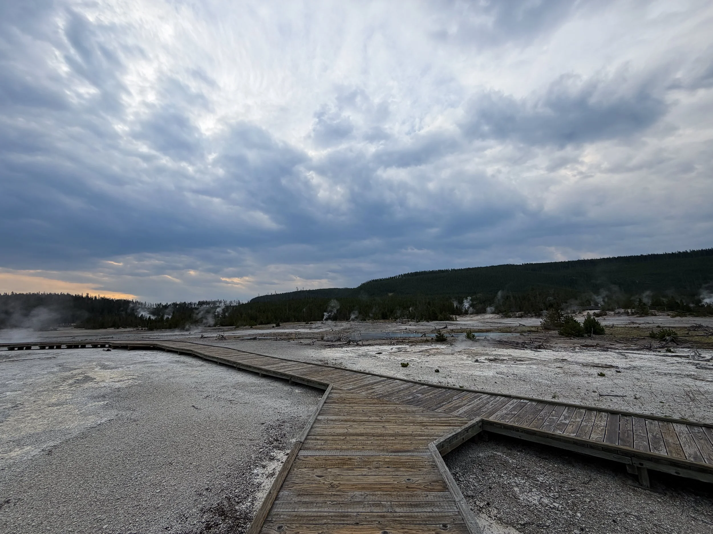 Norris Geyser Basin Trail Yellowstone National Park Wyoming
