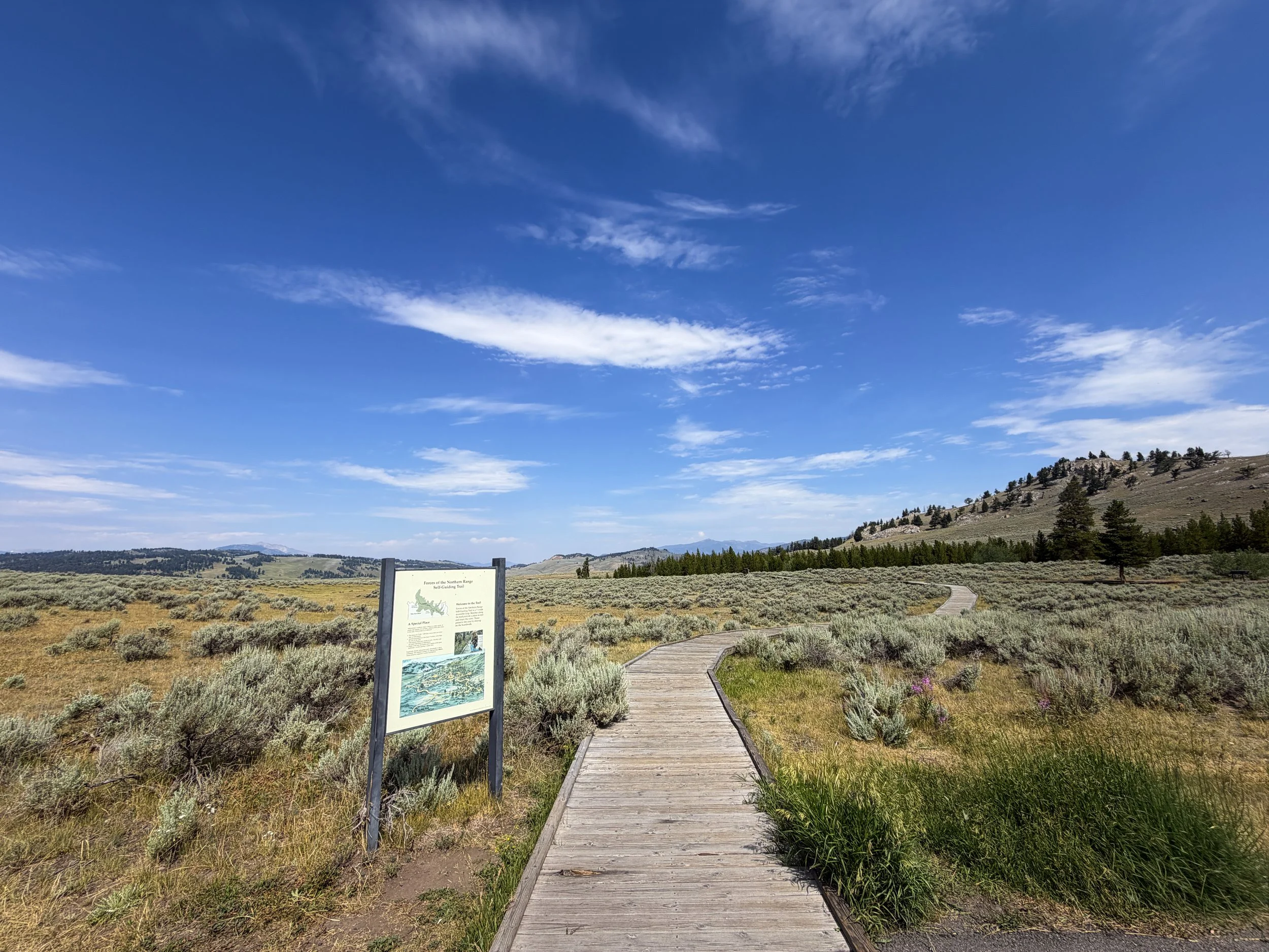 Forces of the Northern Range Trailhead Yellowstone National Park Wyoming
