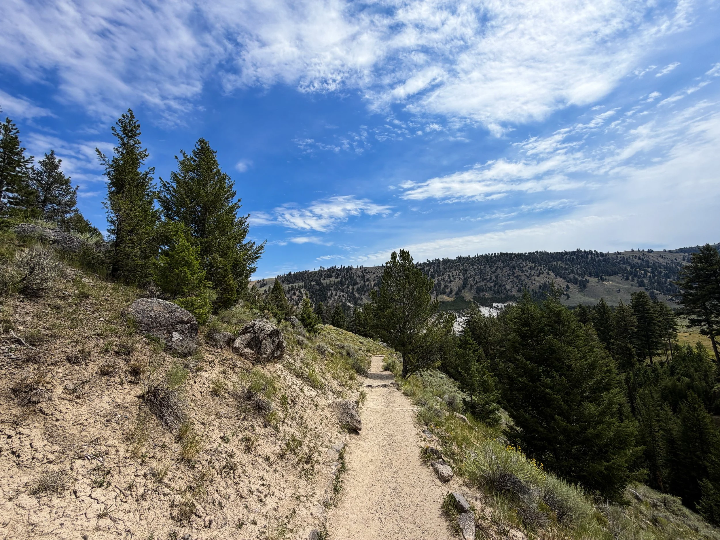 Tower Falls Trail Yellowstone National Park Wyoming