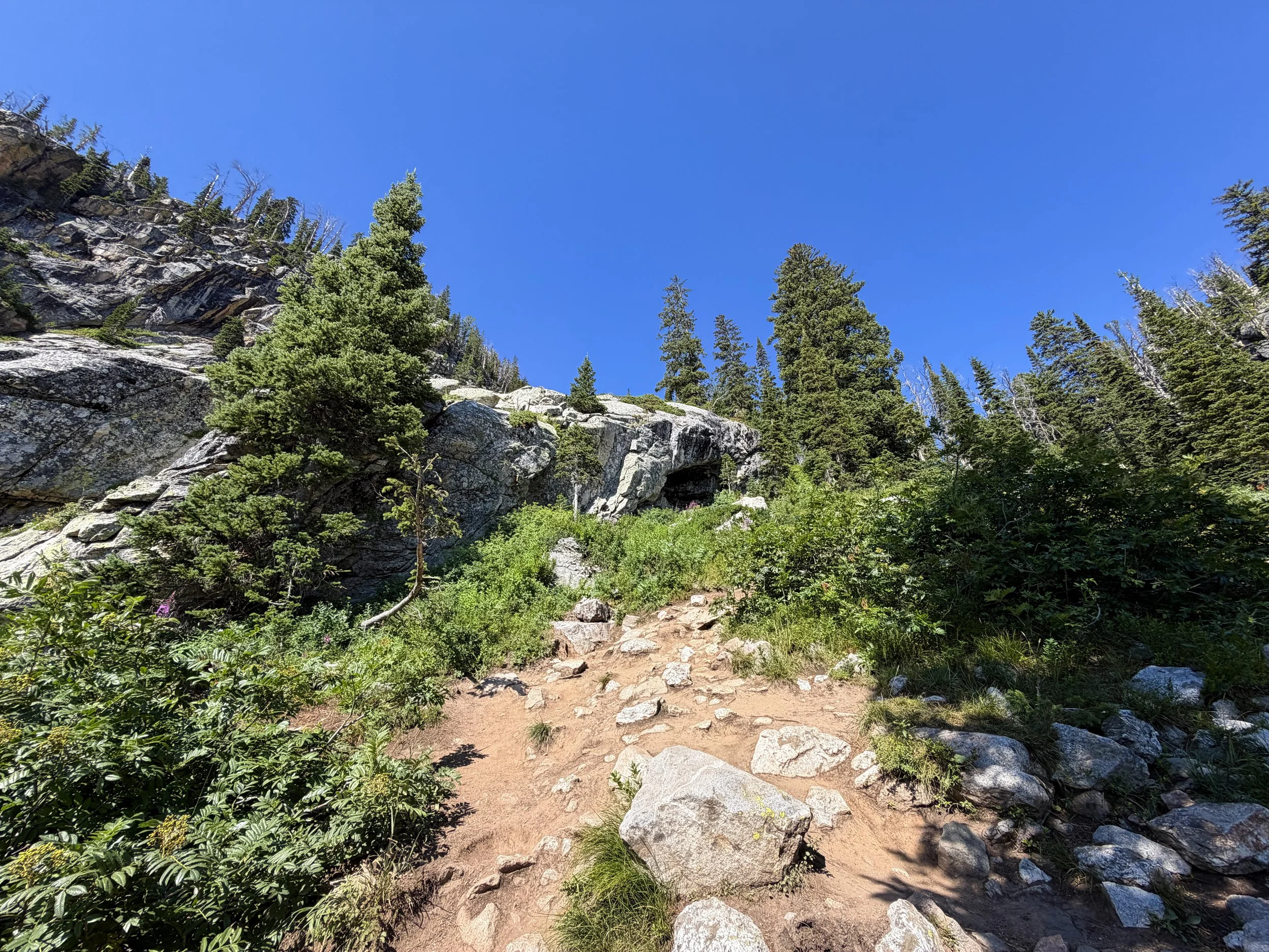 Delta Lake Trail Scramble Grand Teton National Park Wyoming