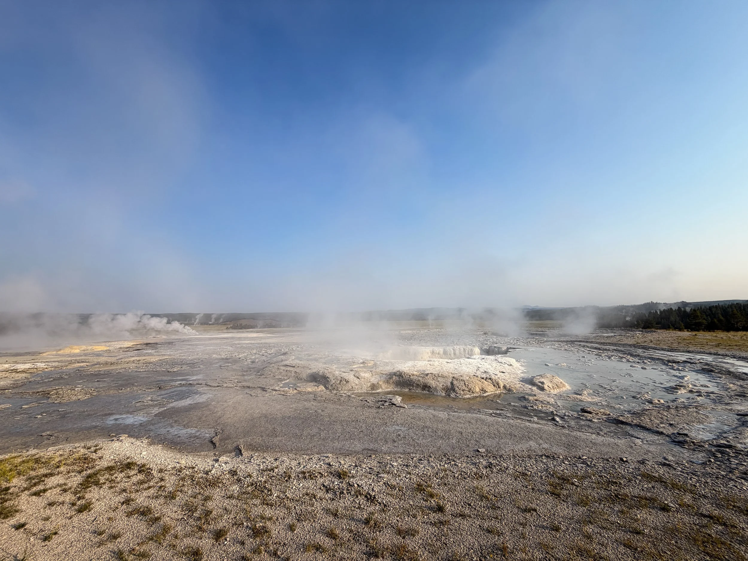Fountain Geyser Fountain Paint Pot Trail Yellowstone National Park Wyoming