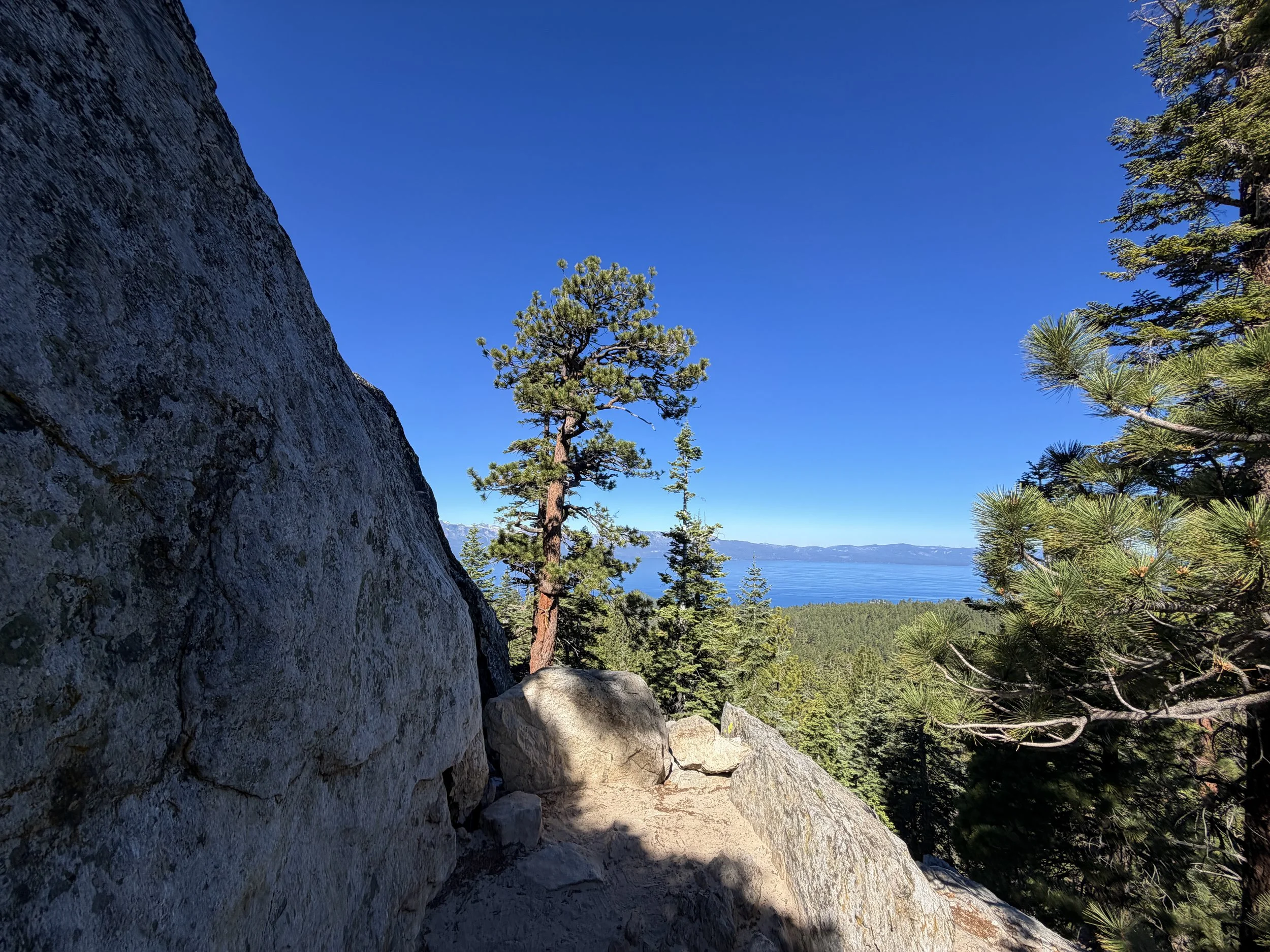 Castle Rock Viewpoint Lake Tahoe Nevada