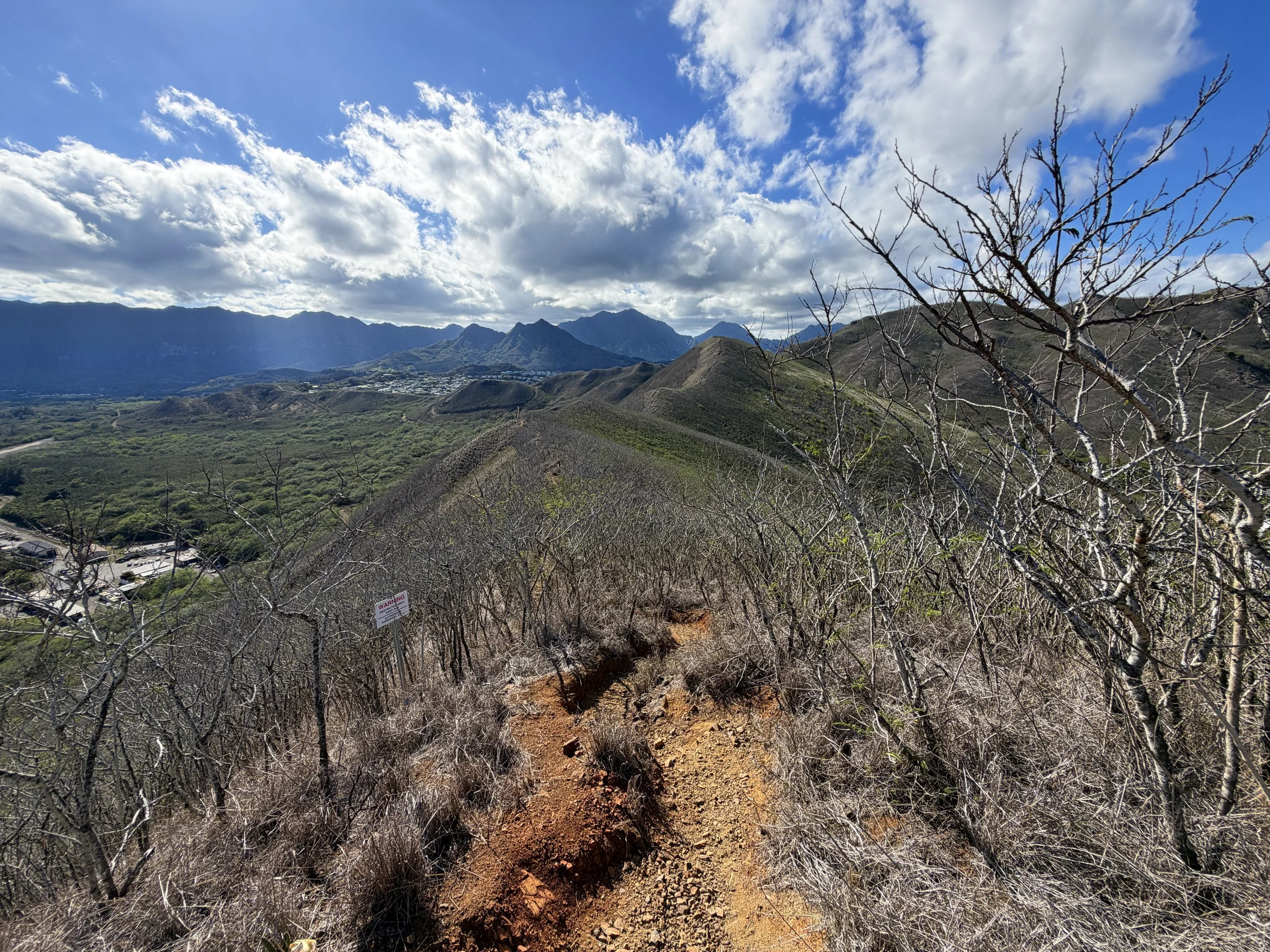 Back Kaiwa Ridge Trail Oahu Hawaii