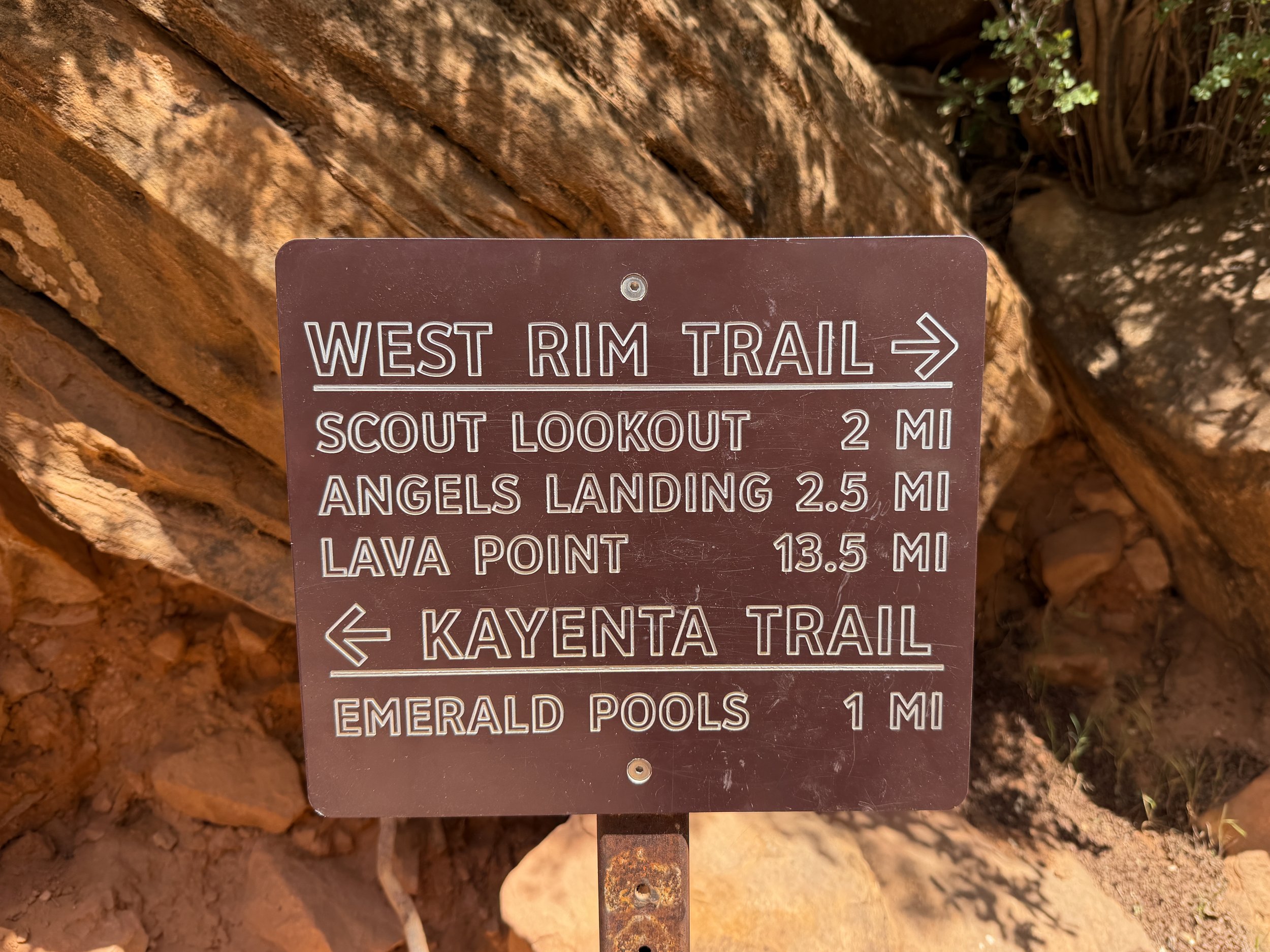 Angels Landing Trail Zion National Park Utah