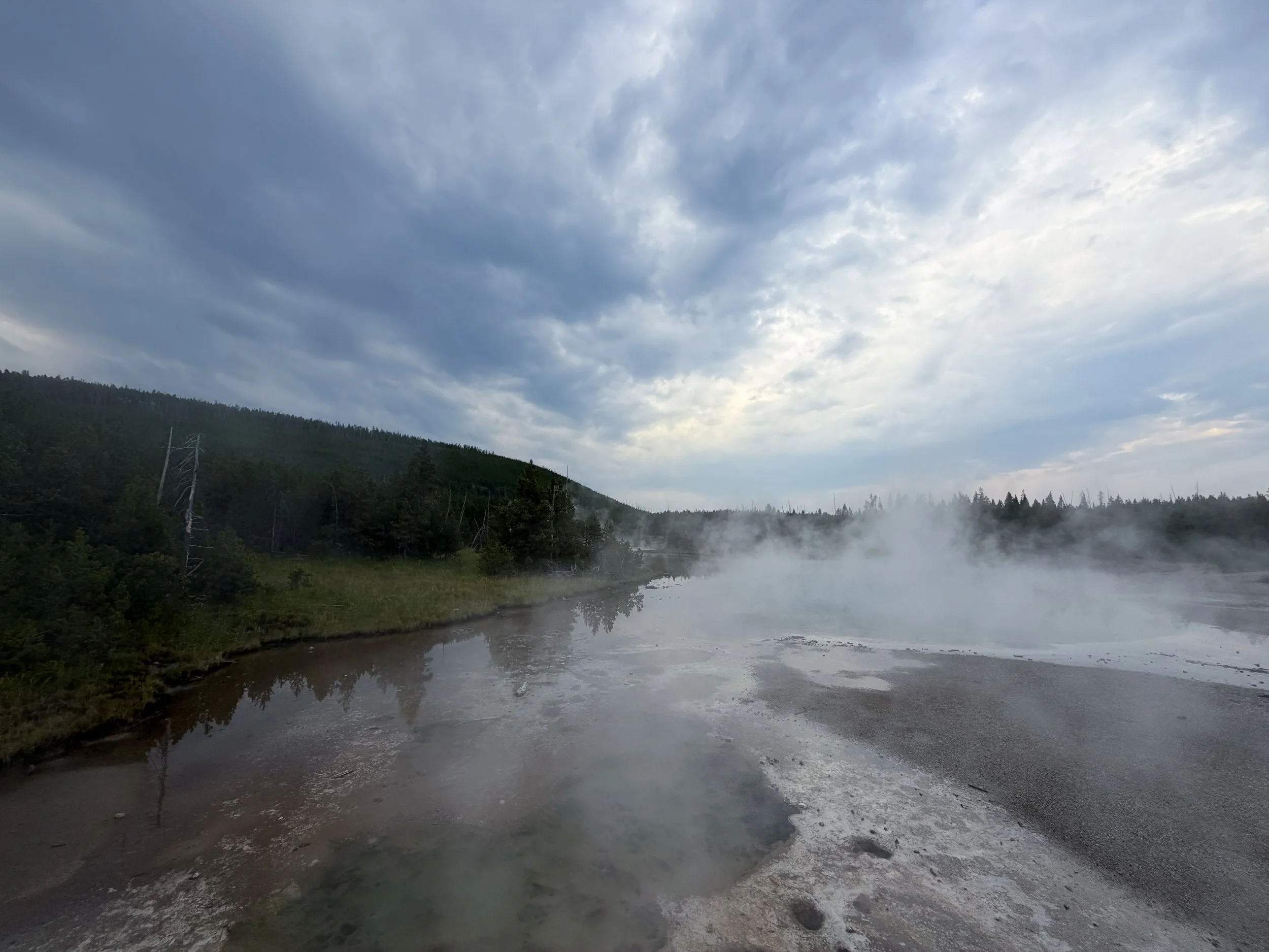 Gray Lakes Norris Geyser Basin Trail Yellowstone National Park Wyoming