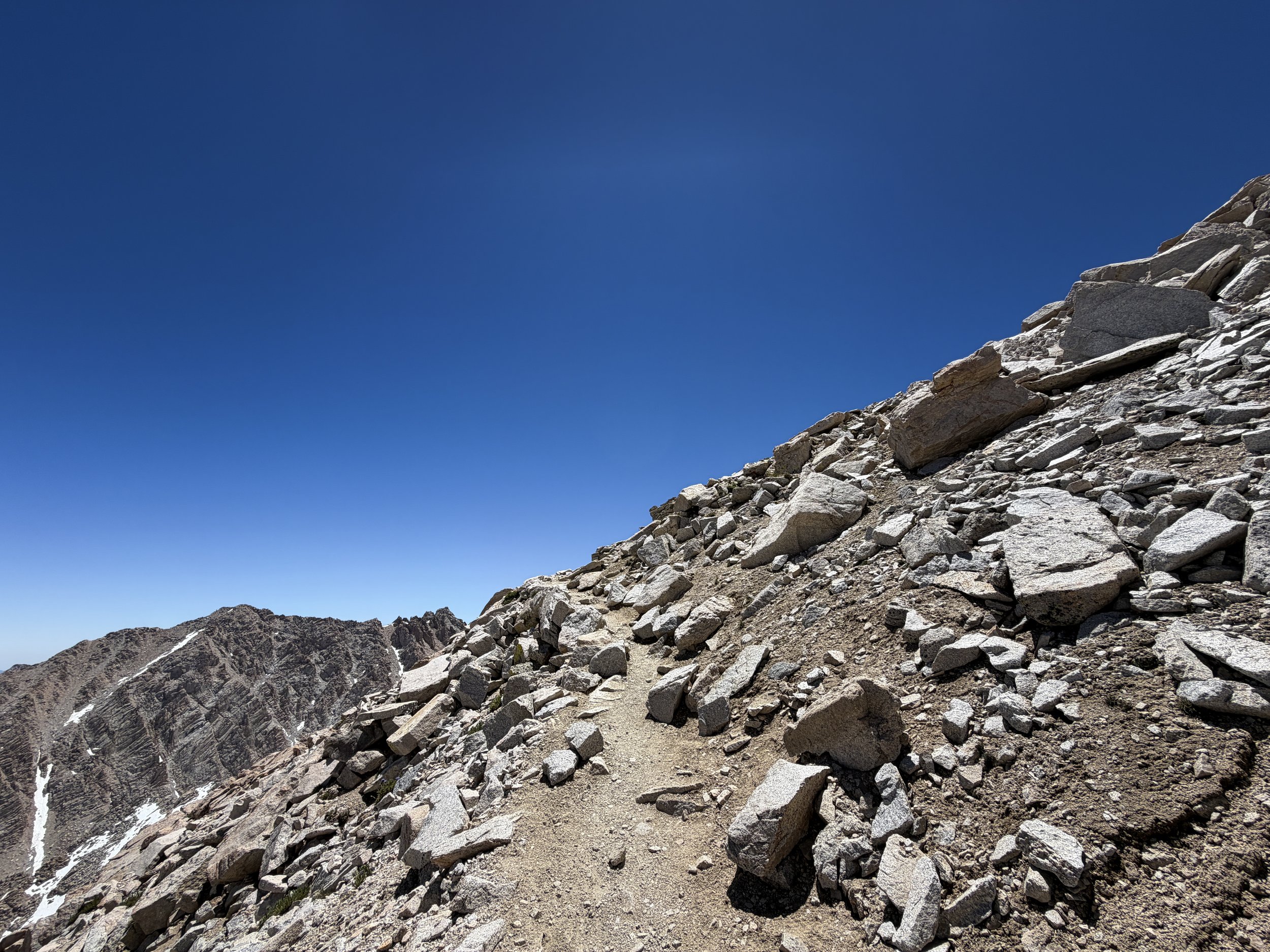 Mount Whitney Trail Switchbacks Lone Pine California