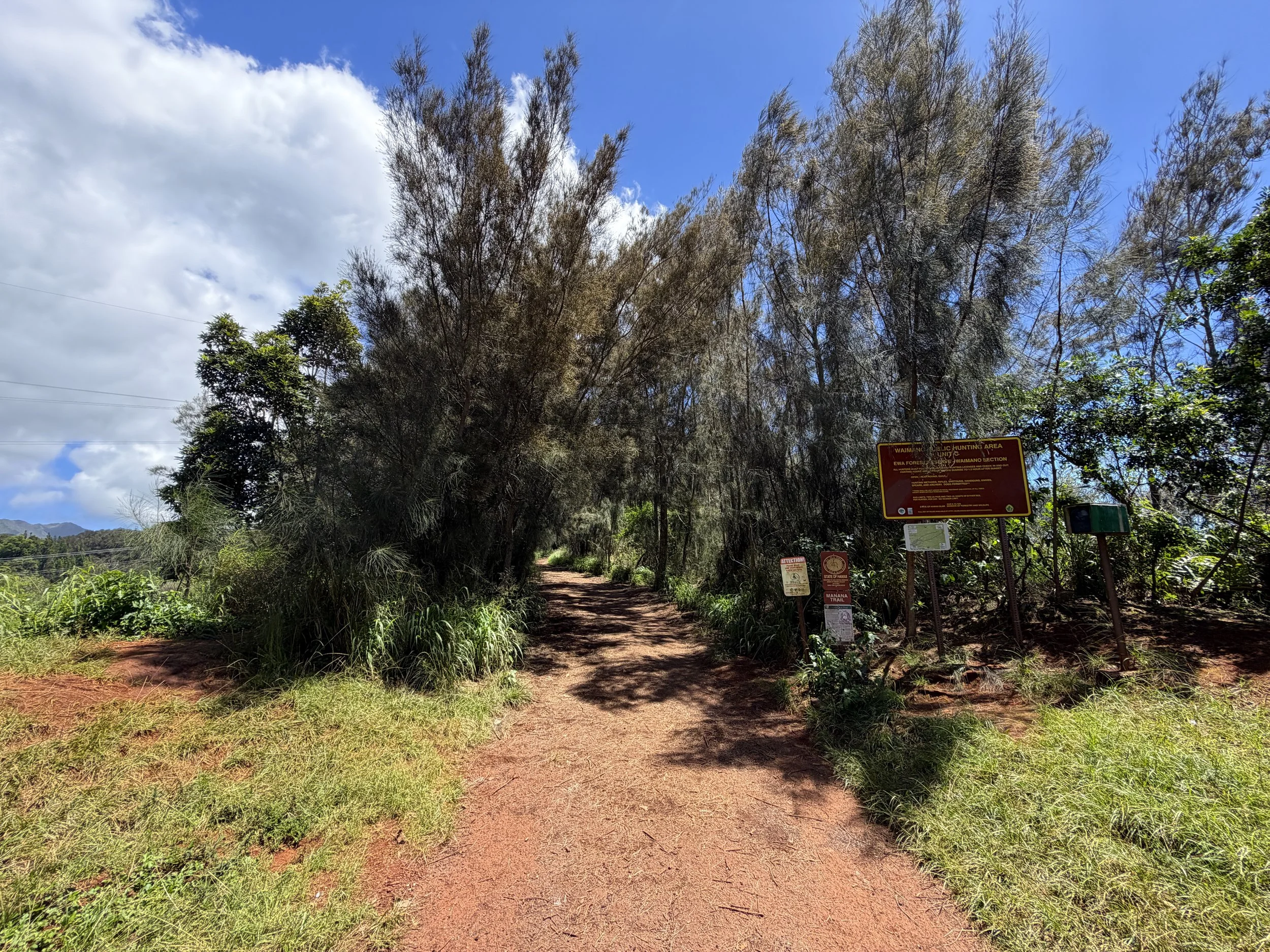 Waimano Pools Trailhead Oahu Hawaii