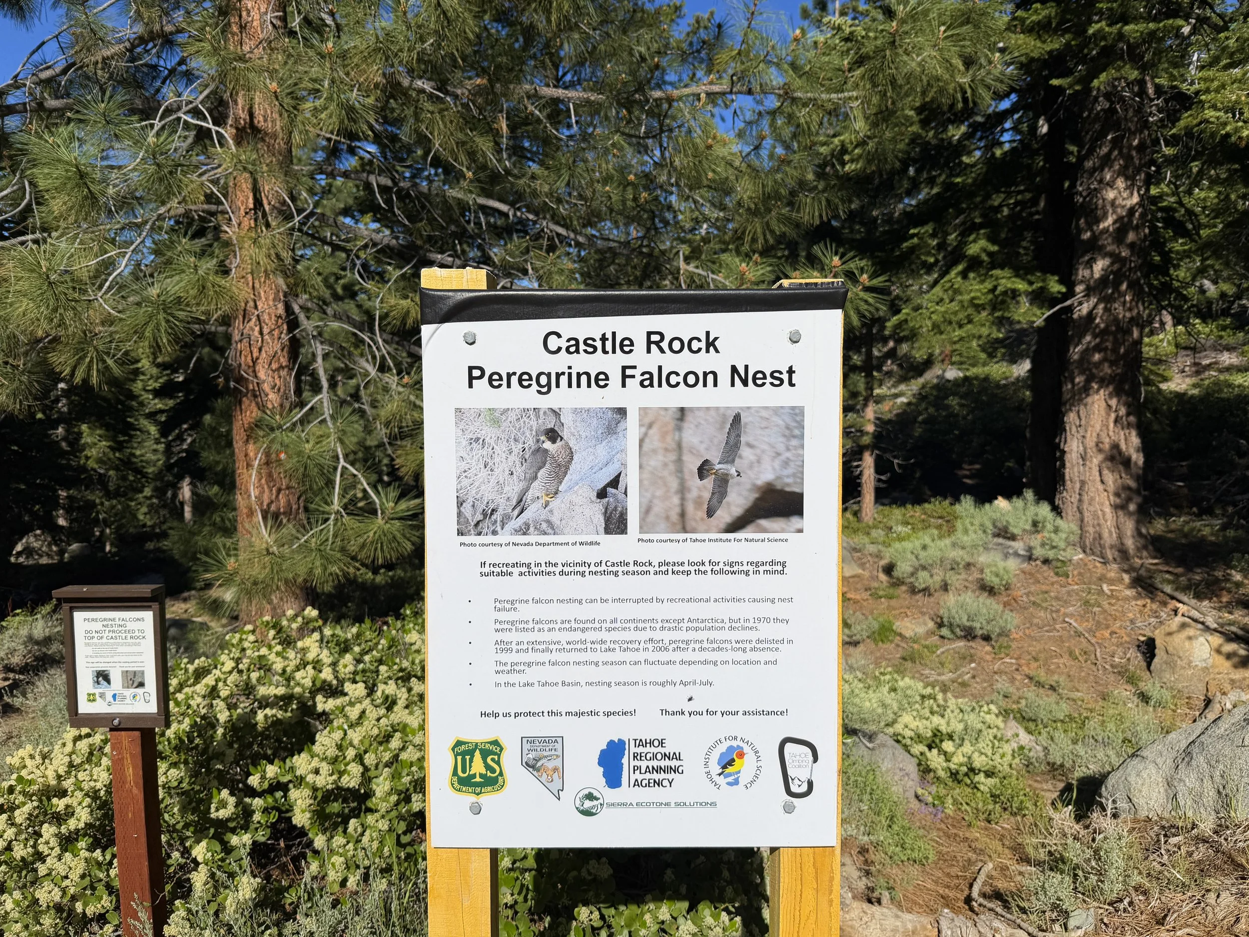 Castle Rock Trailhead Lake Tahoe Nevada
