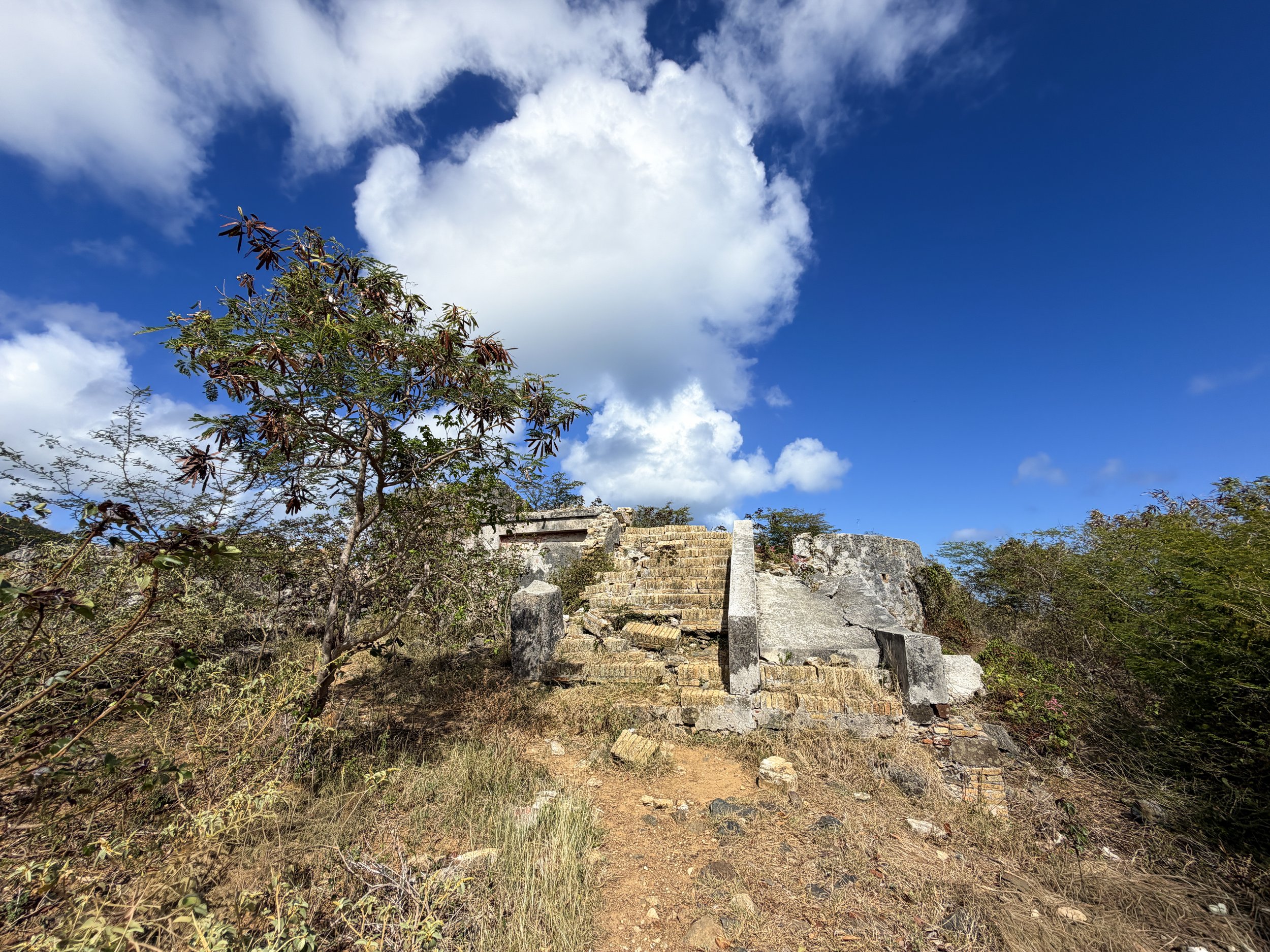 Windy Hill Ruins Johnny Horn Trail Virgin Islands National Park