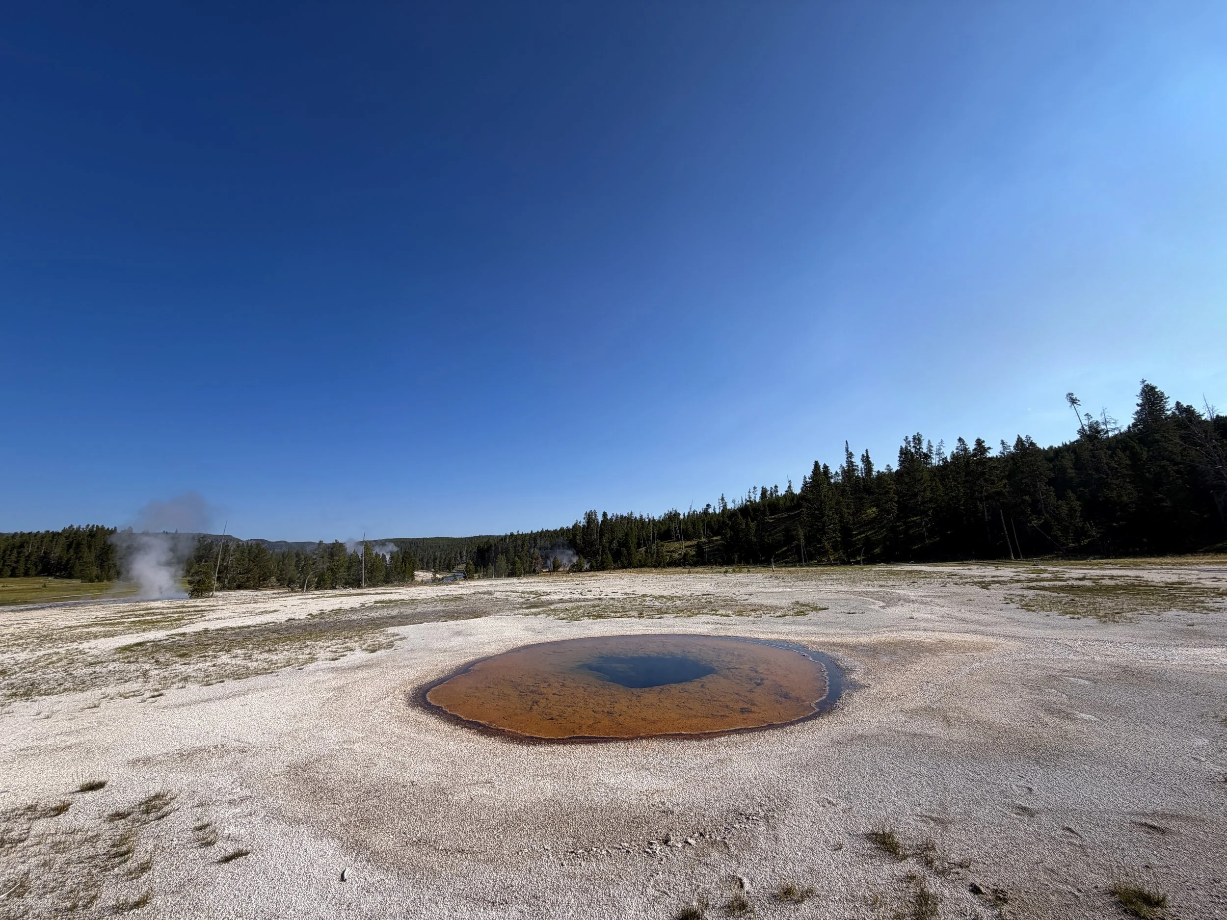 Chromatic Pool Yellowstone National Park Wyoming