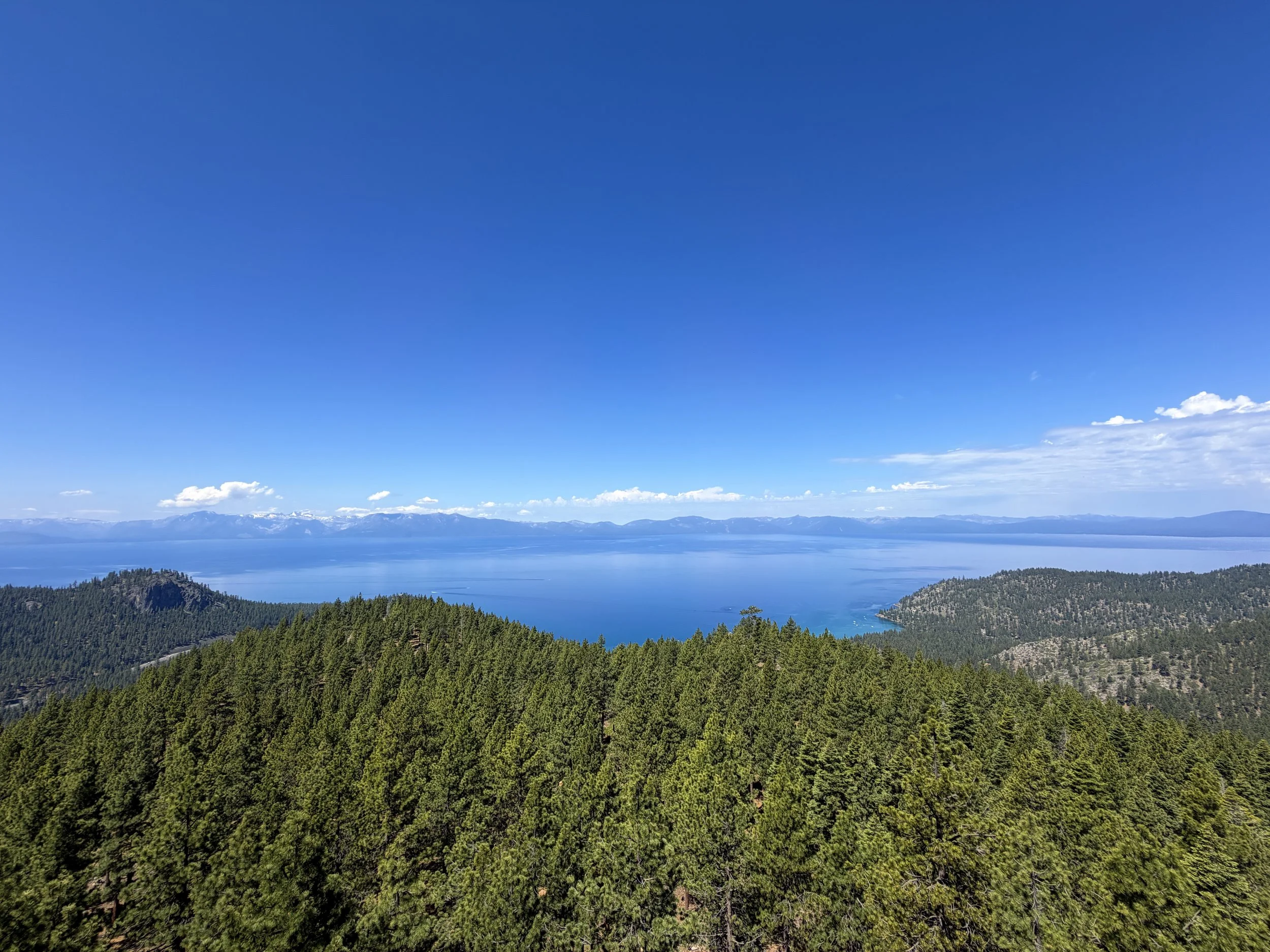 Captain Pomin Rock Summit Lake Tahoe Nevada