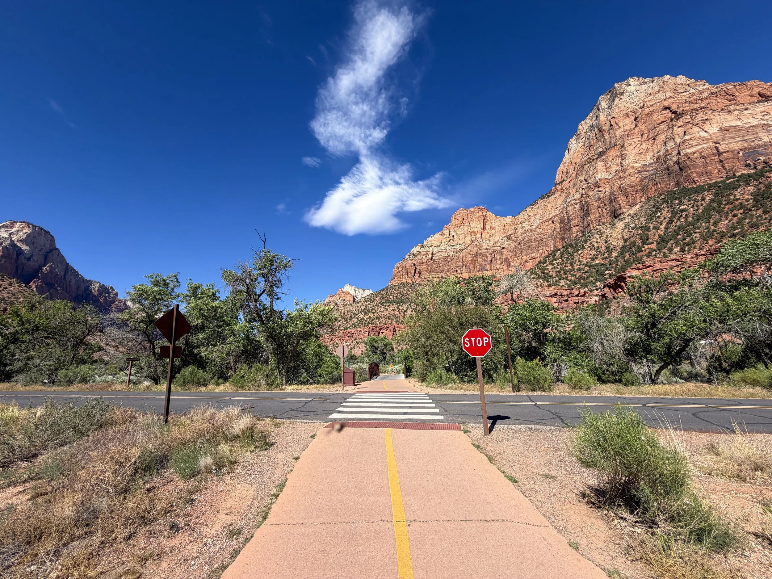 Pa'rus Trail Zion National Park Utah