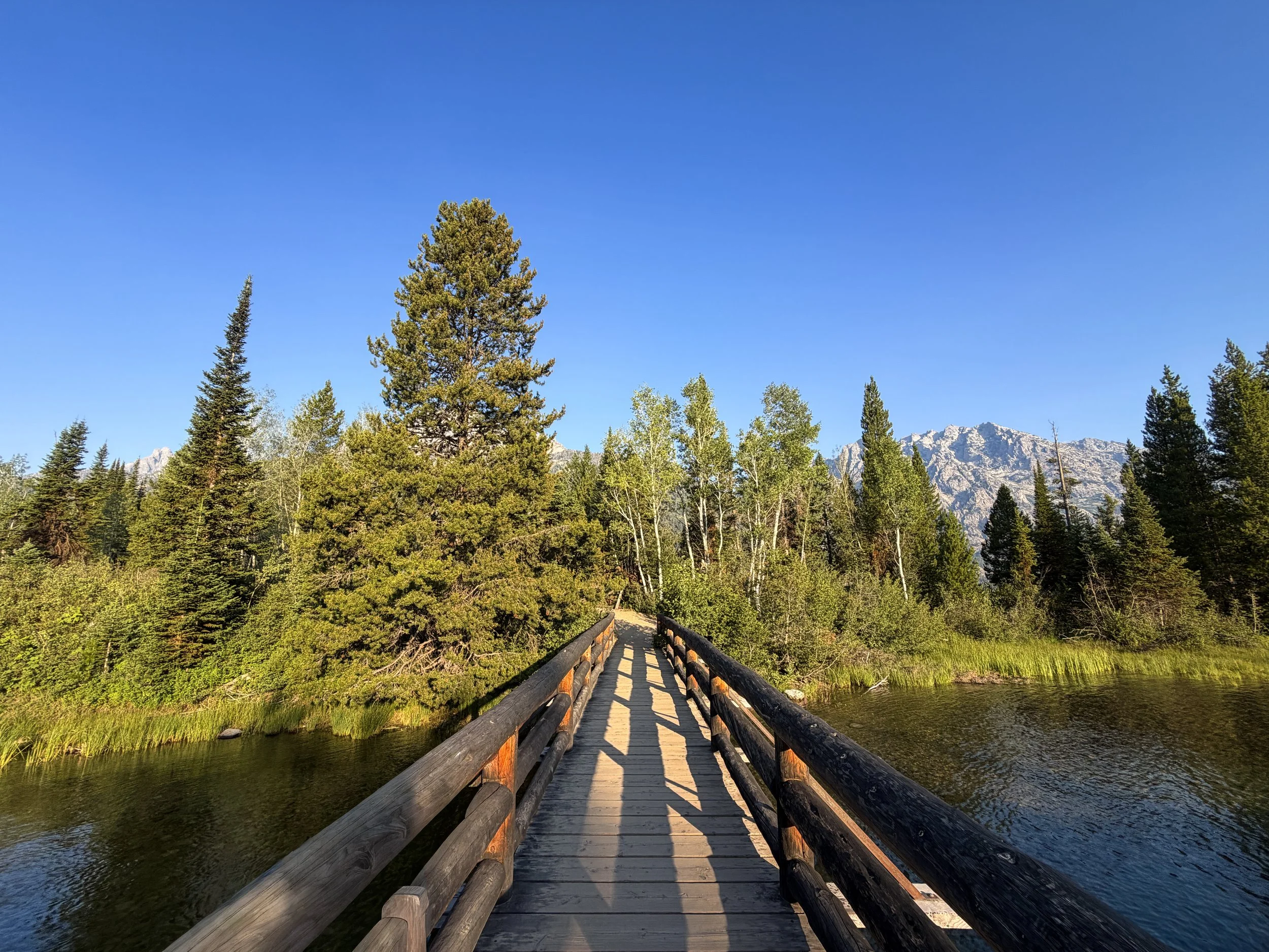 Hidden Falls Trail Grand Teton National Park Wyoming