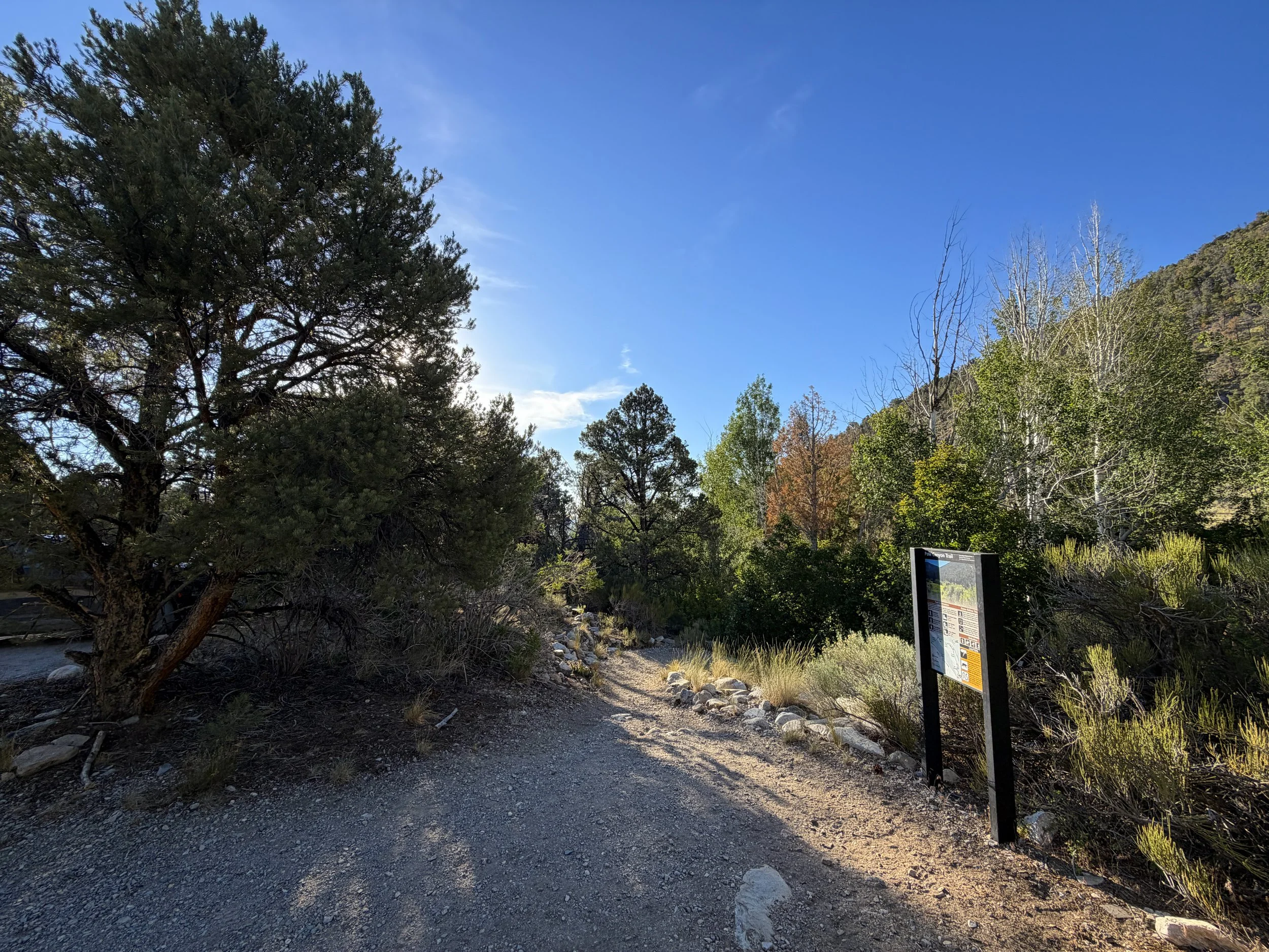 Pole Canyon Loop Trailhead Great Basin National Park Nevada