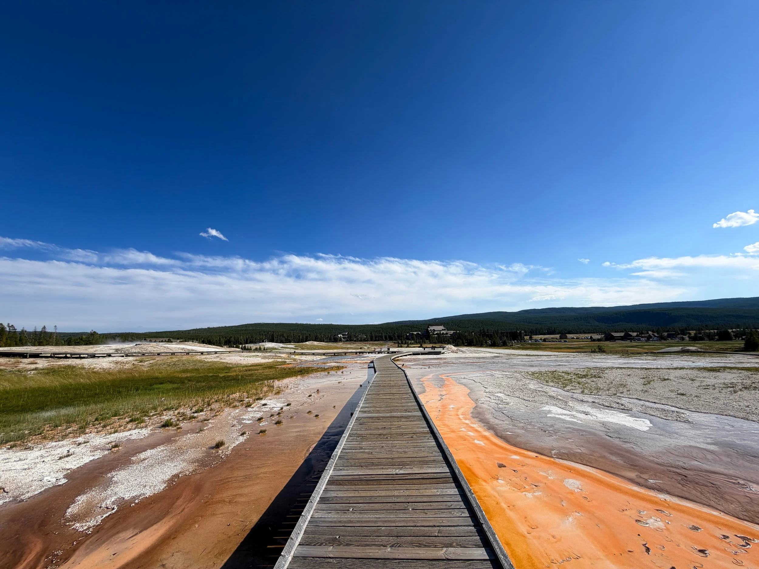 Upper Geyser Hill Loop Trail Yellowstone National Park Wyoming