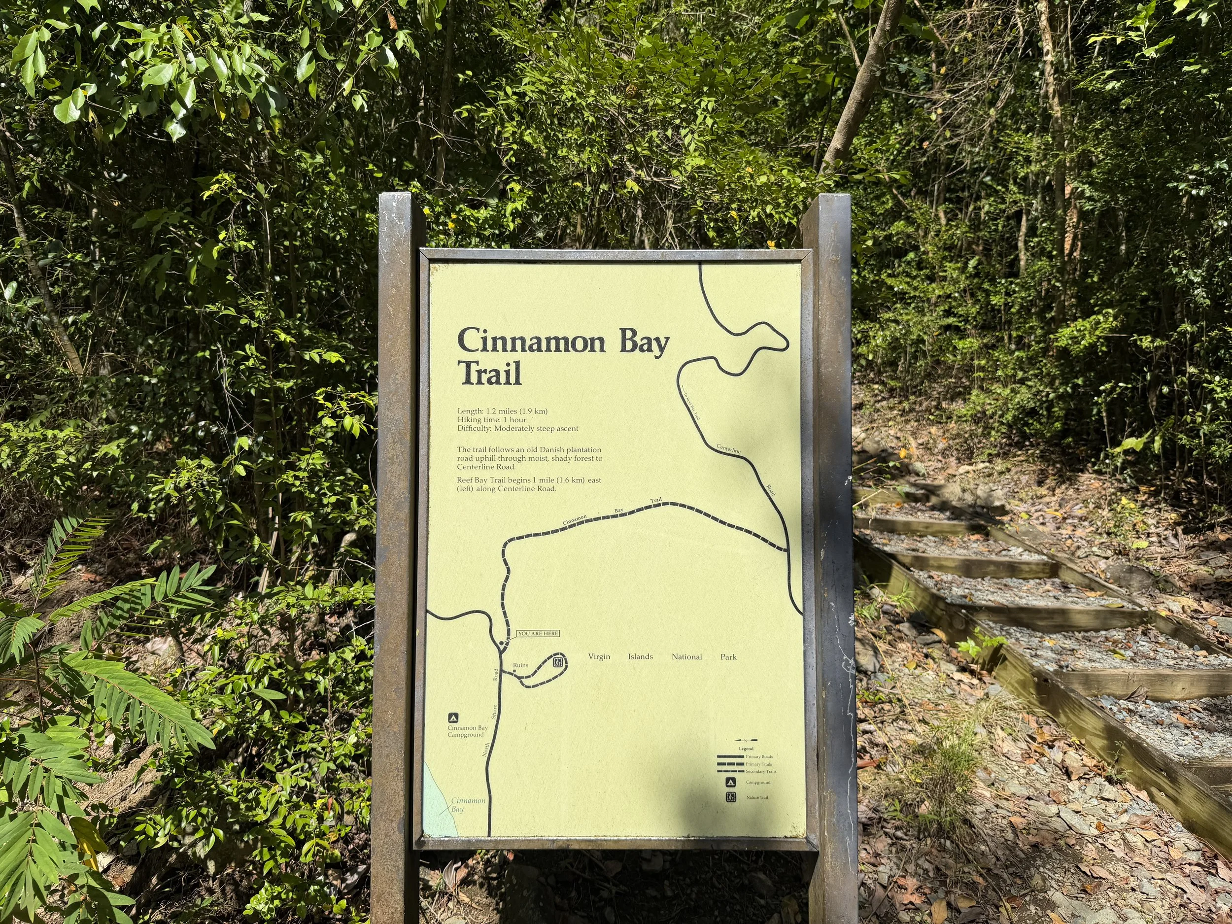 America Hill Trailhead Virgin Islands National Park