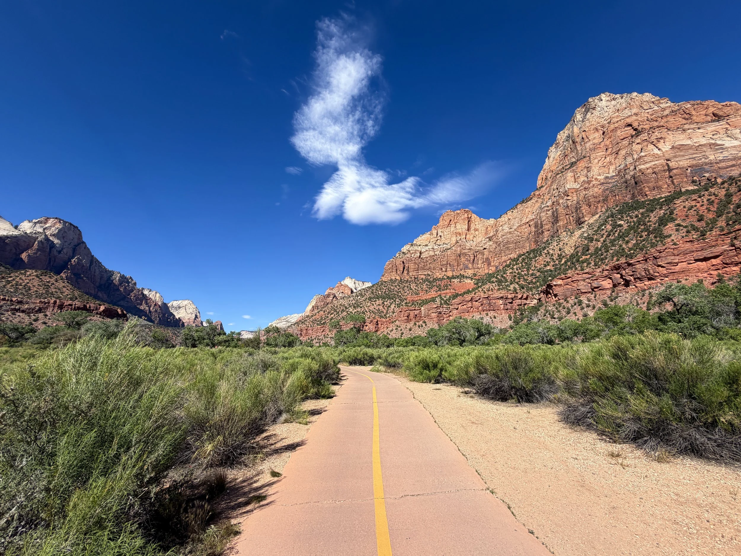 Pa'rus Trail Zion National Park Utah