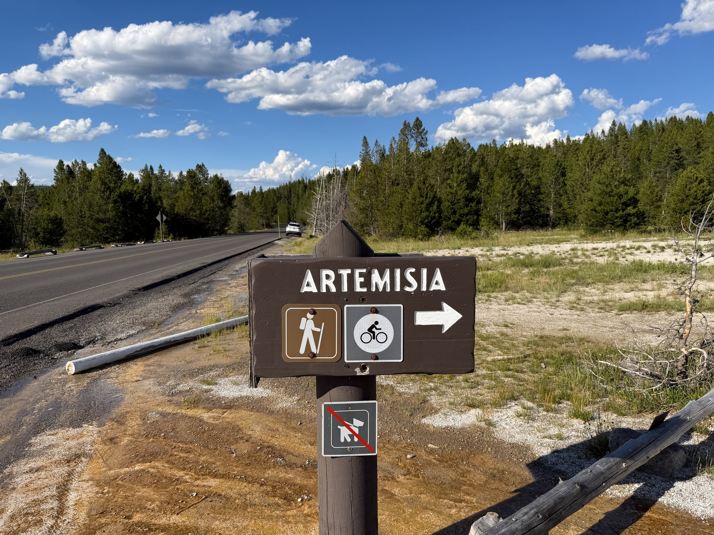 Artemisia Trailhead Yellowstone National Park Wyoming