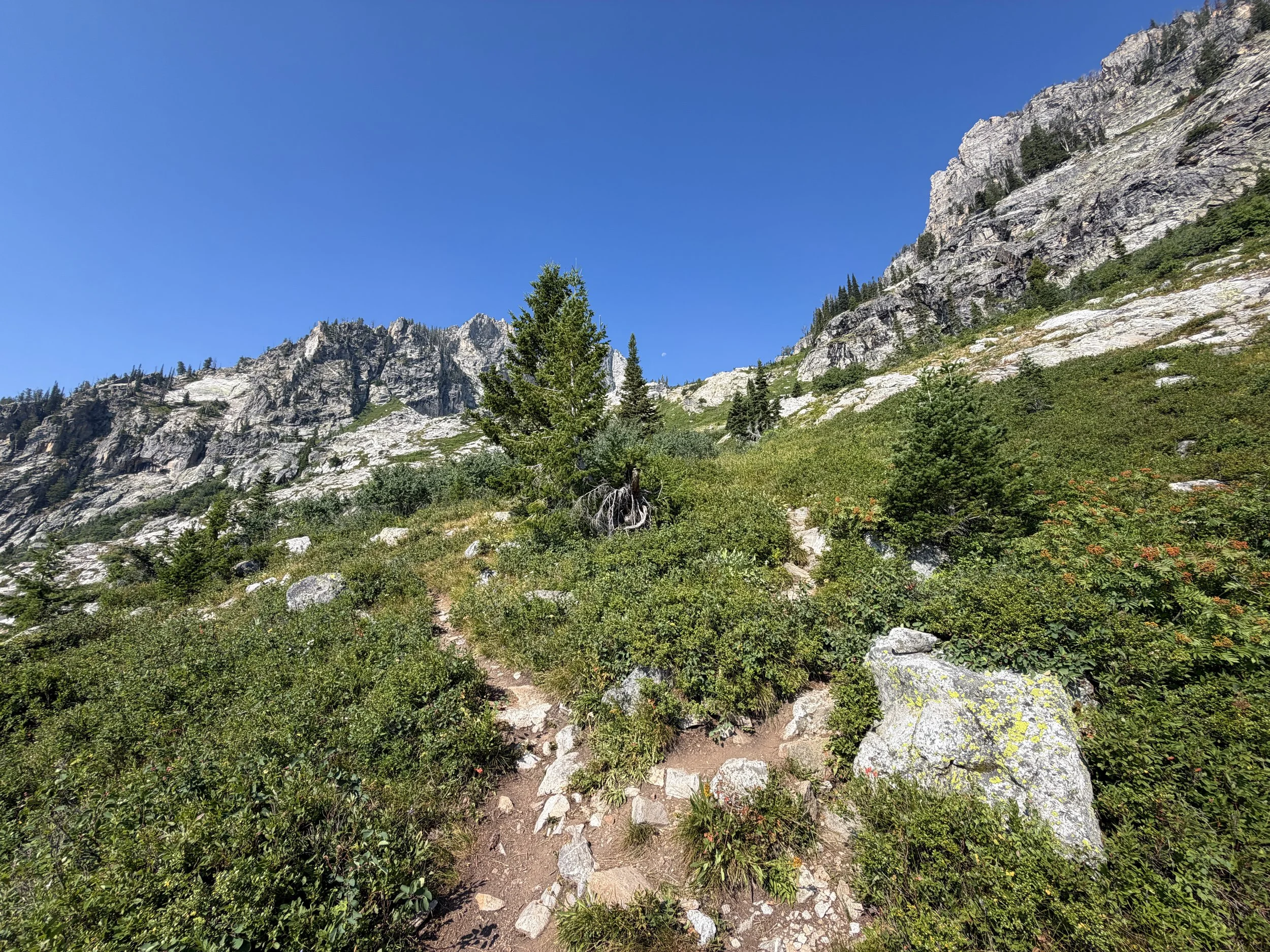 Lake of the Crags Trail via String Lake Grand Teton National Park Wyoming