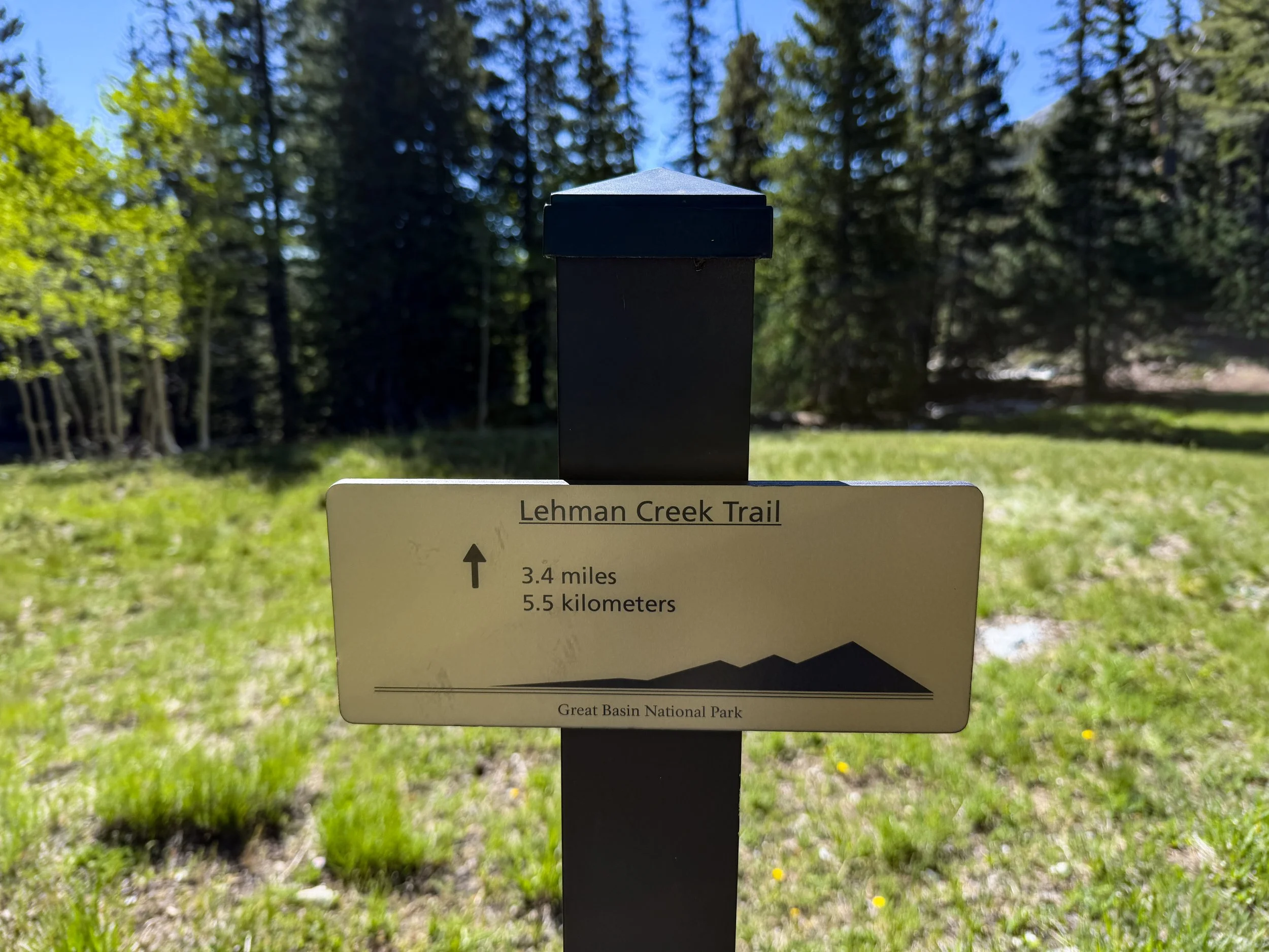 Lehman Creek Trailhead Great Basin National Park Nevada
