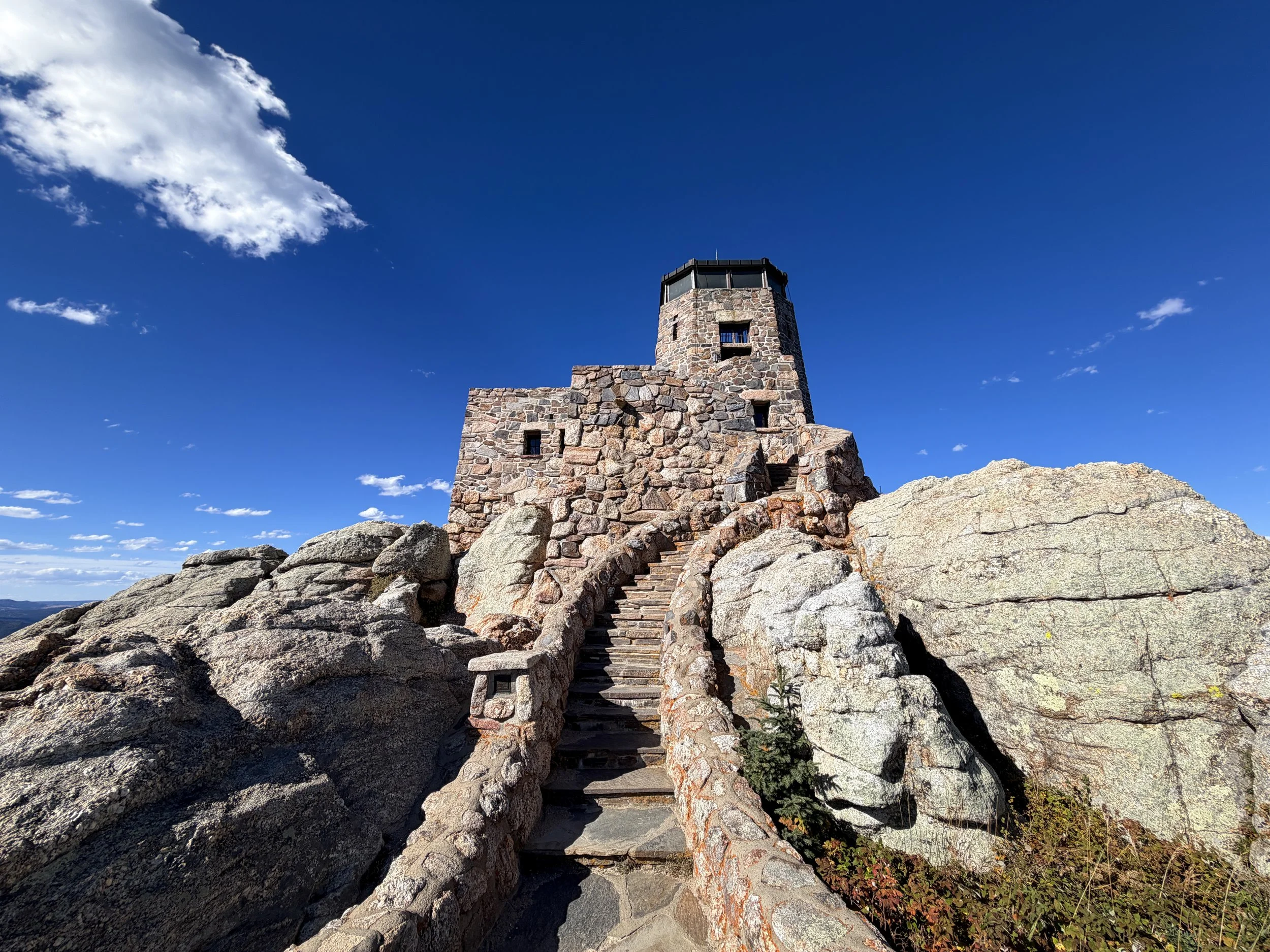 Black Elk Peak Harney Peak Lookout Black Hills South Dakota