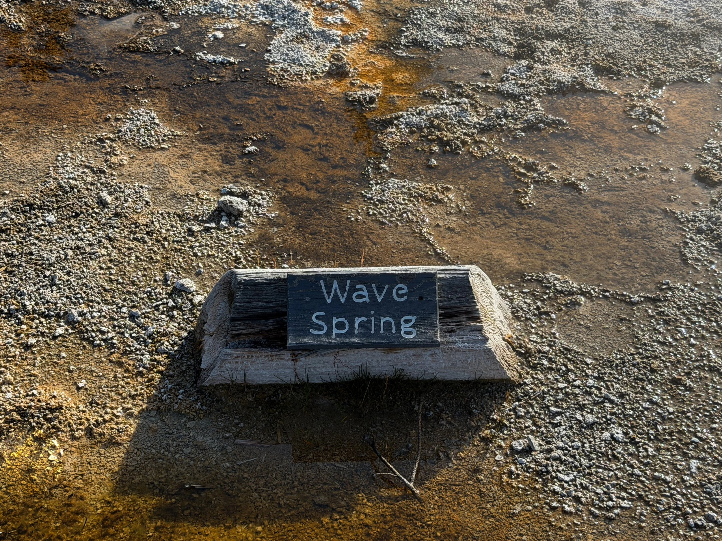 Wave Spring Yellowstone National Park Wyoming