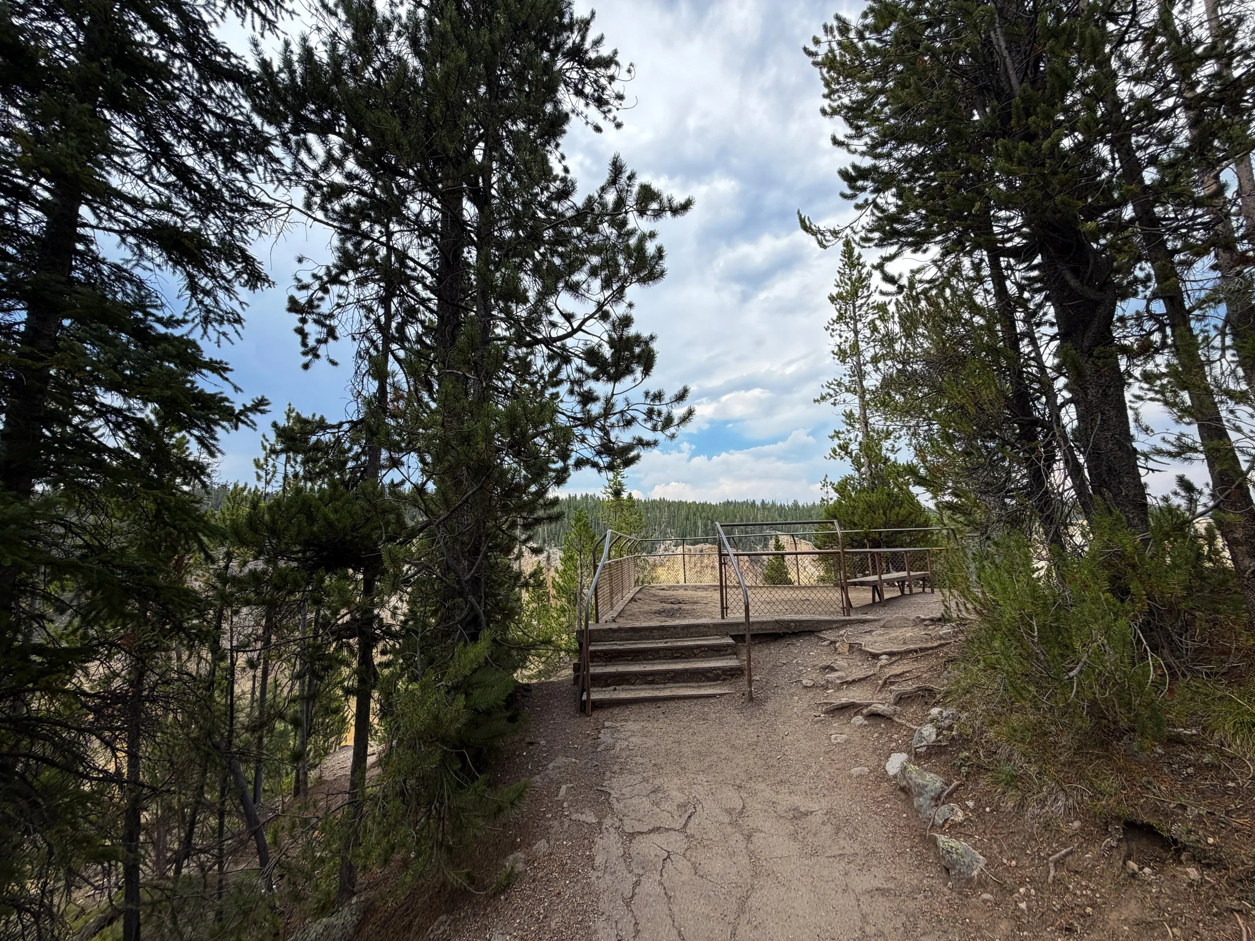 South Rim Trail Yellowstone National Park Wyoming
