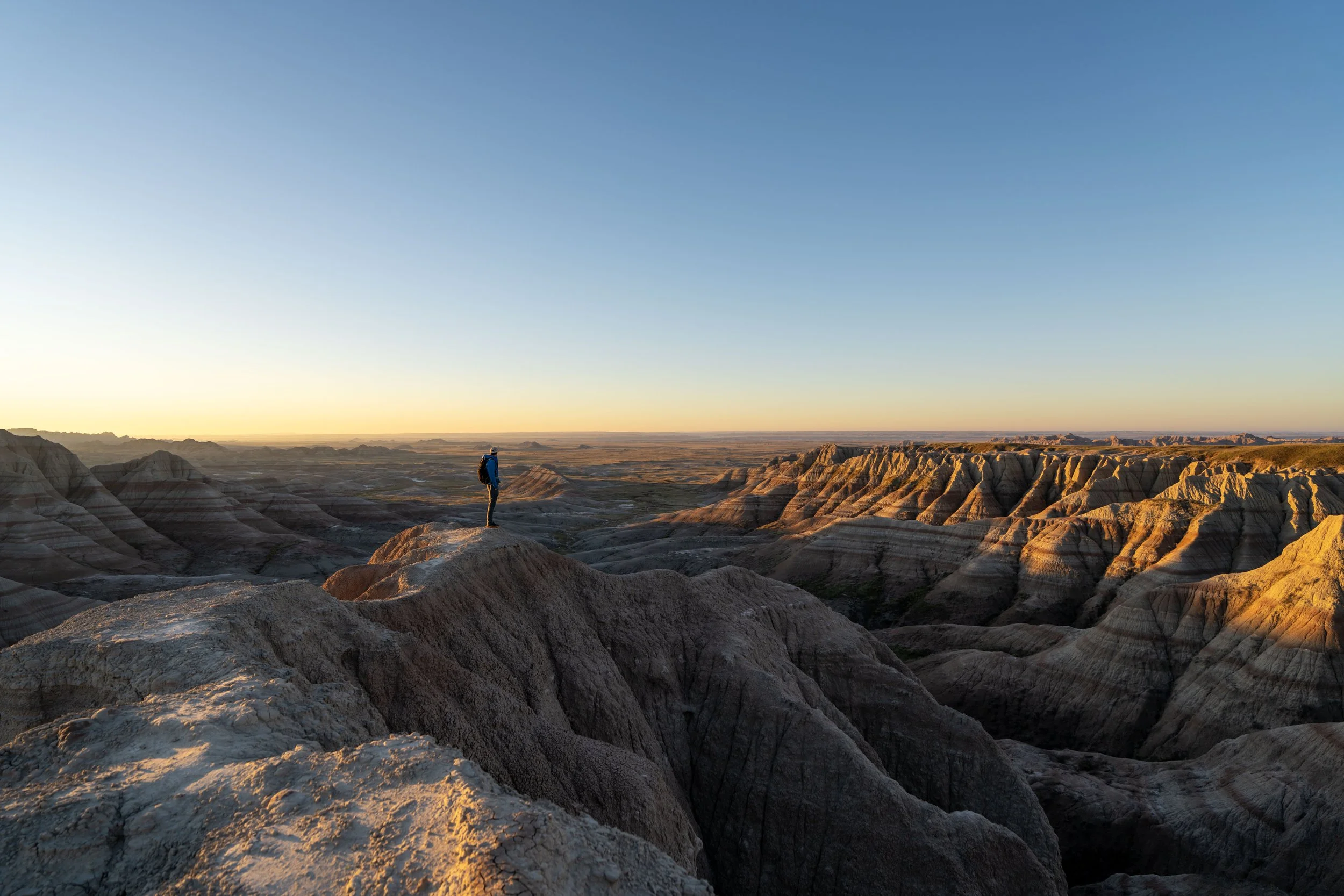 Panorama Point Sunrise Badlands National Park