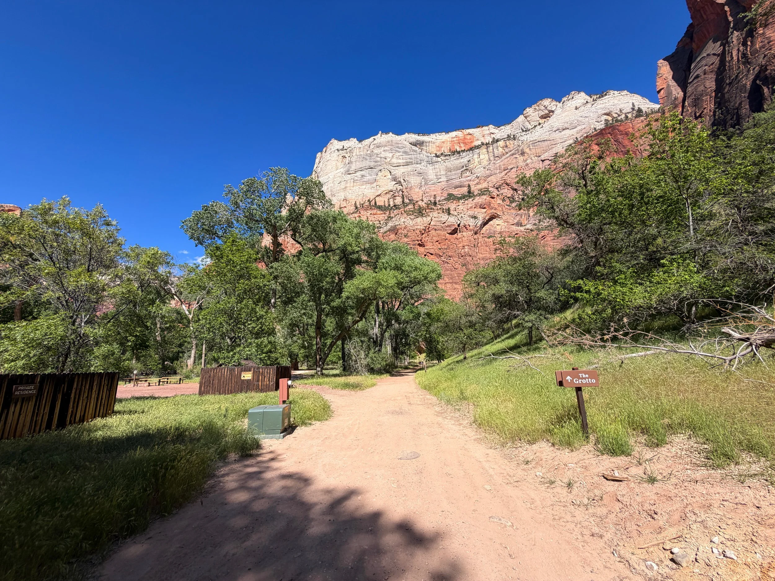 Grotto Trail Zion National Park Utah