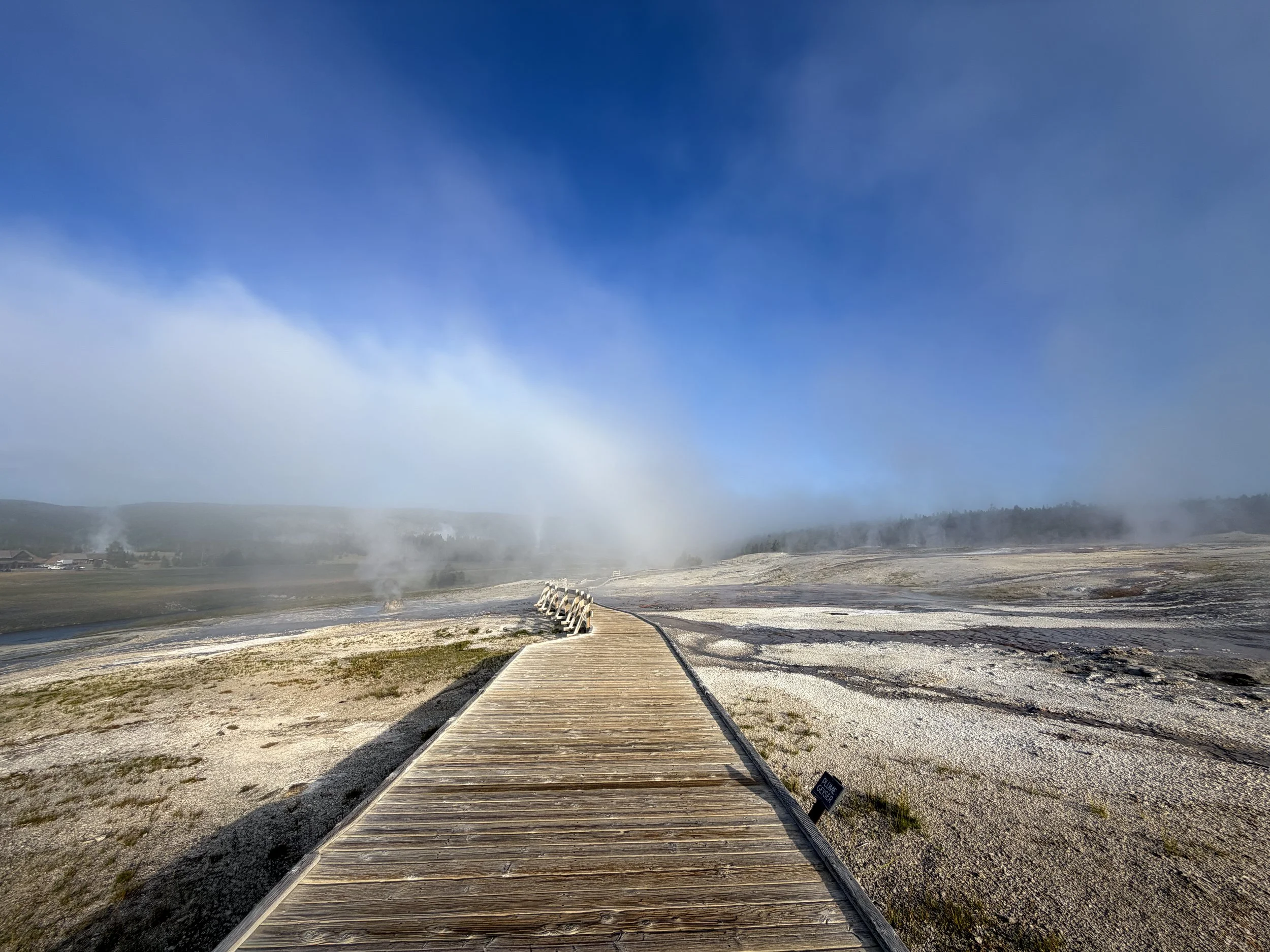 Upper Geyser Hill Loop Trail Yellowstone National Park Wyoming