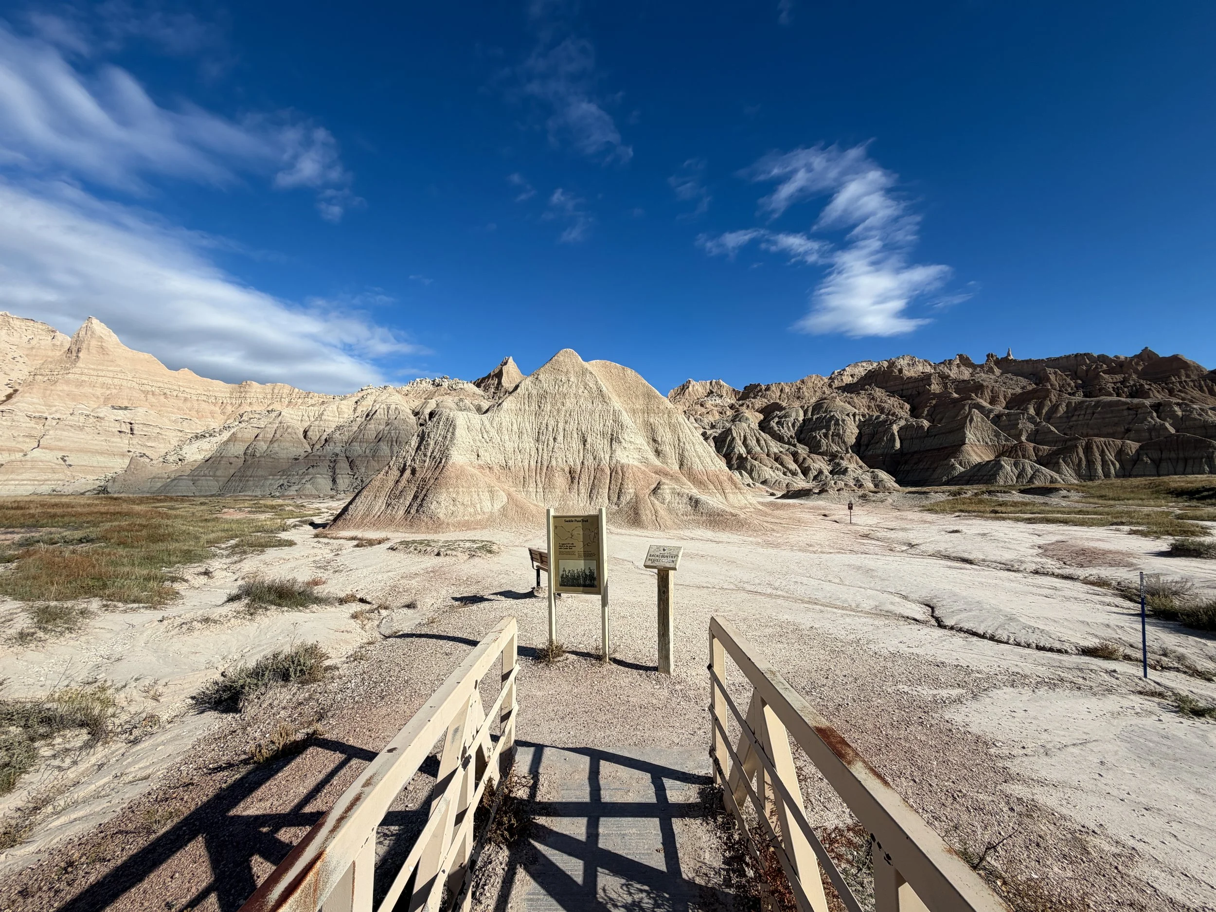 Saddle Pass Trailhead Badlands National Park South Dakota