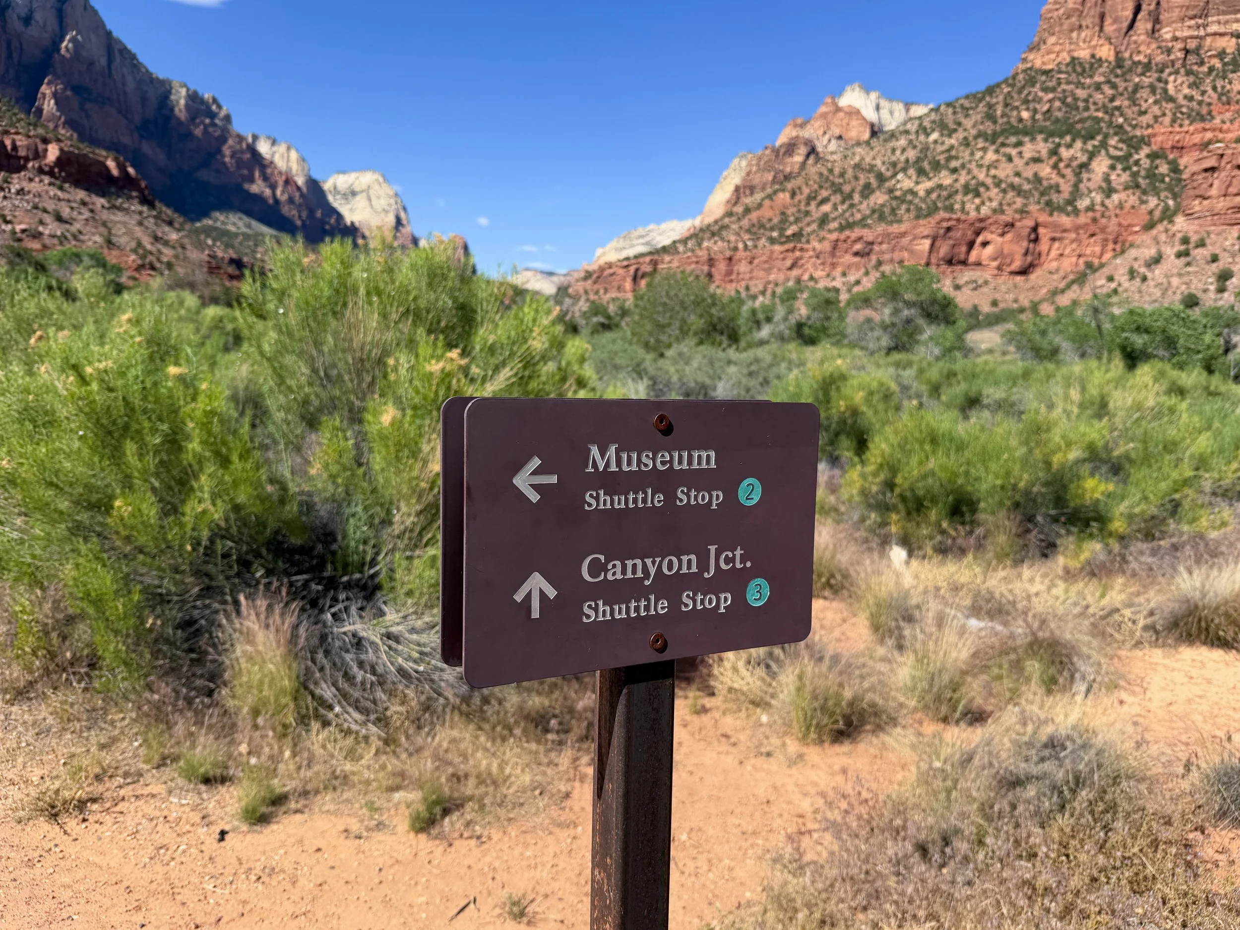 Pa'rus Trail Zion National Park Utah
