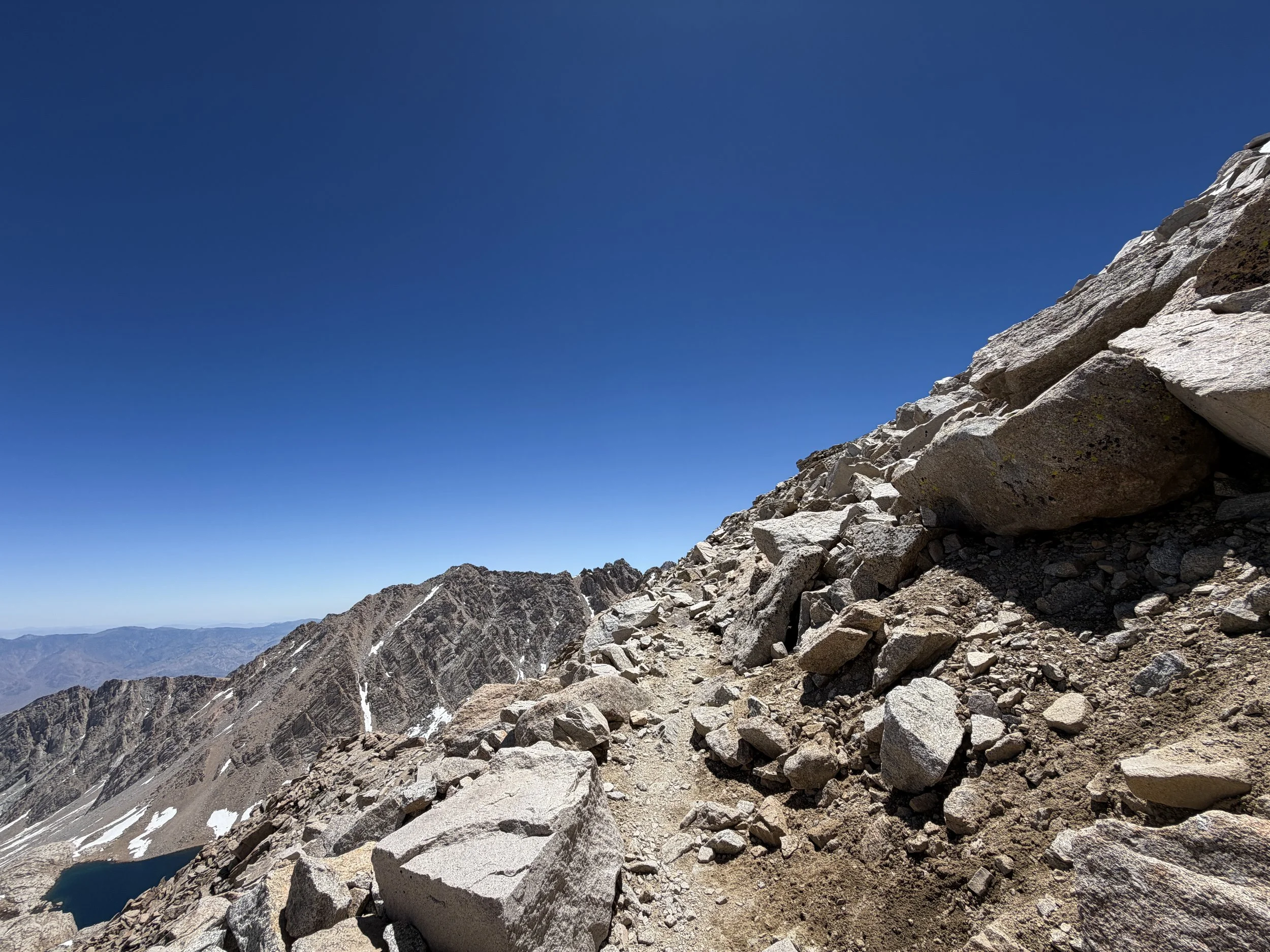 Mount Whitney Trail Switchbacks Lone Pine California