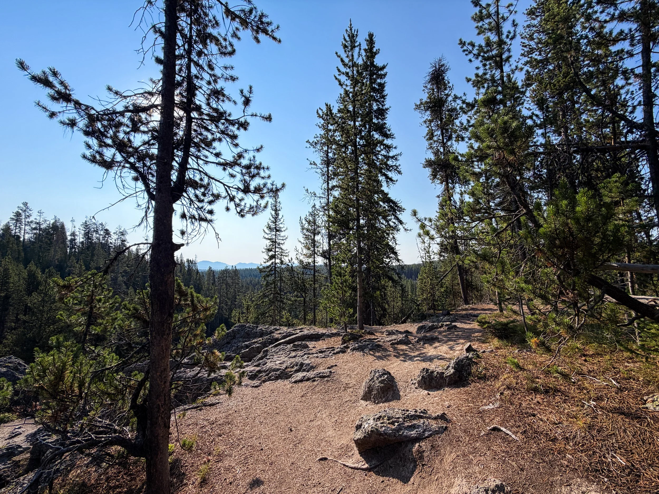 Natural Bridge Trail Yellowstone National Park Wyoming
