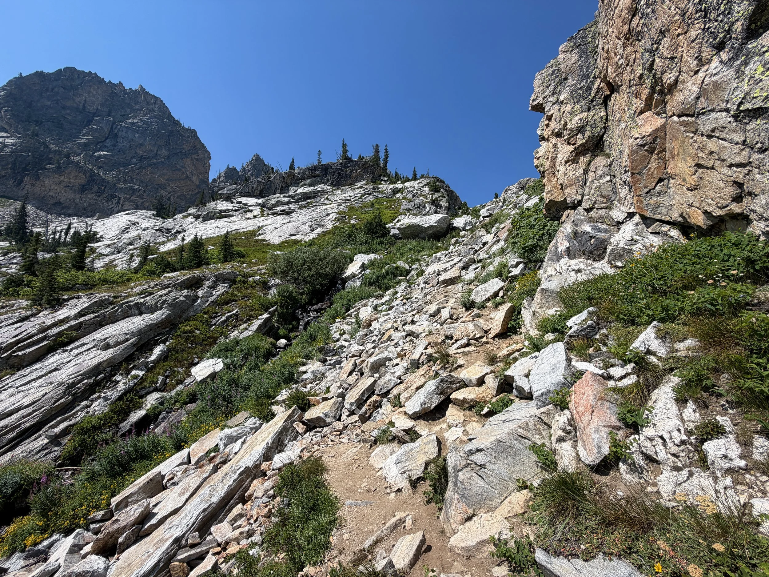 Lake of the Crags Hike Grand Teton National Park Wyoming