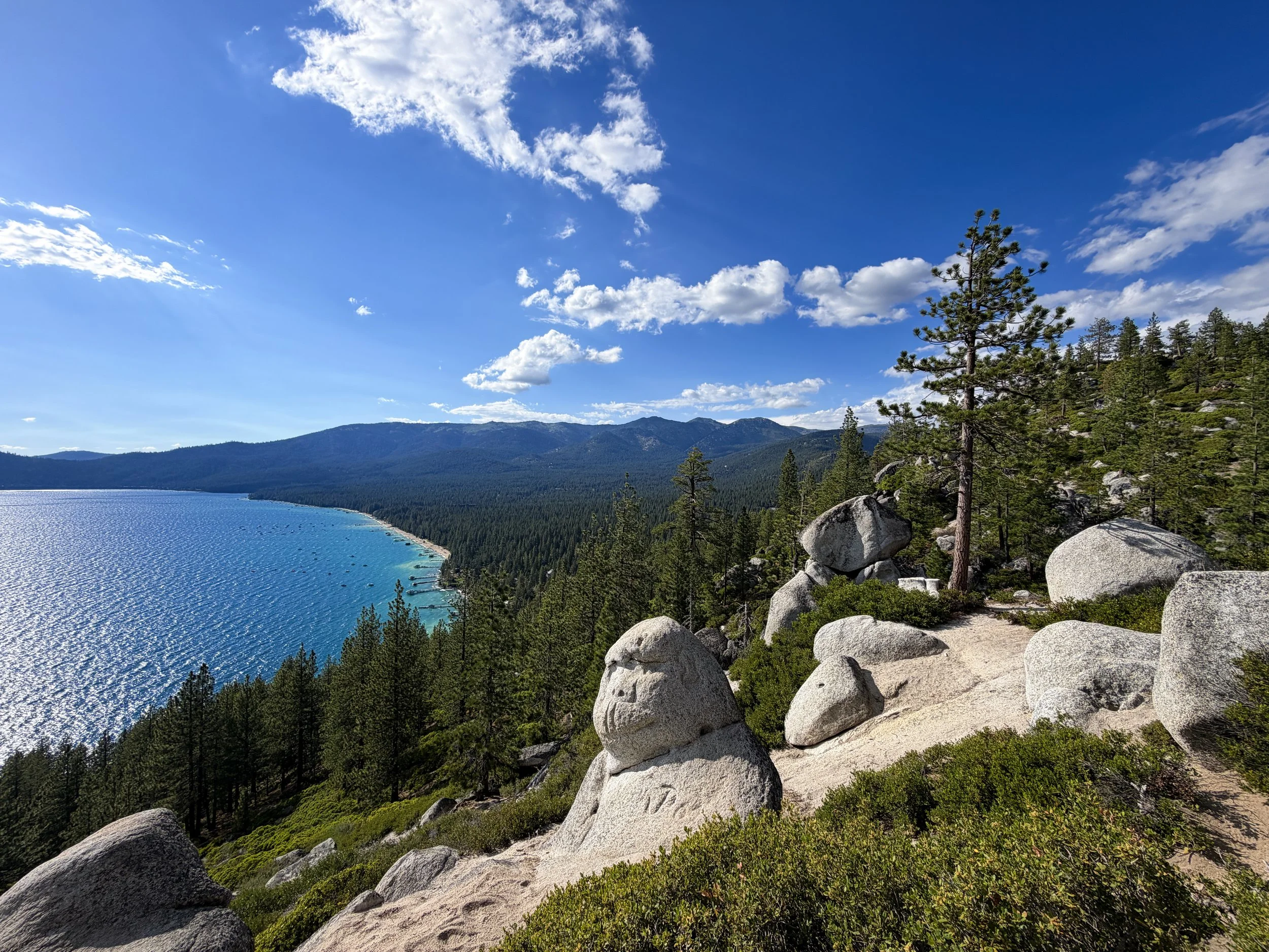 Monkey Rock Lake Tahoe Nevada