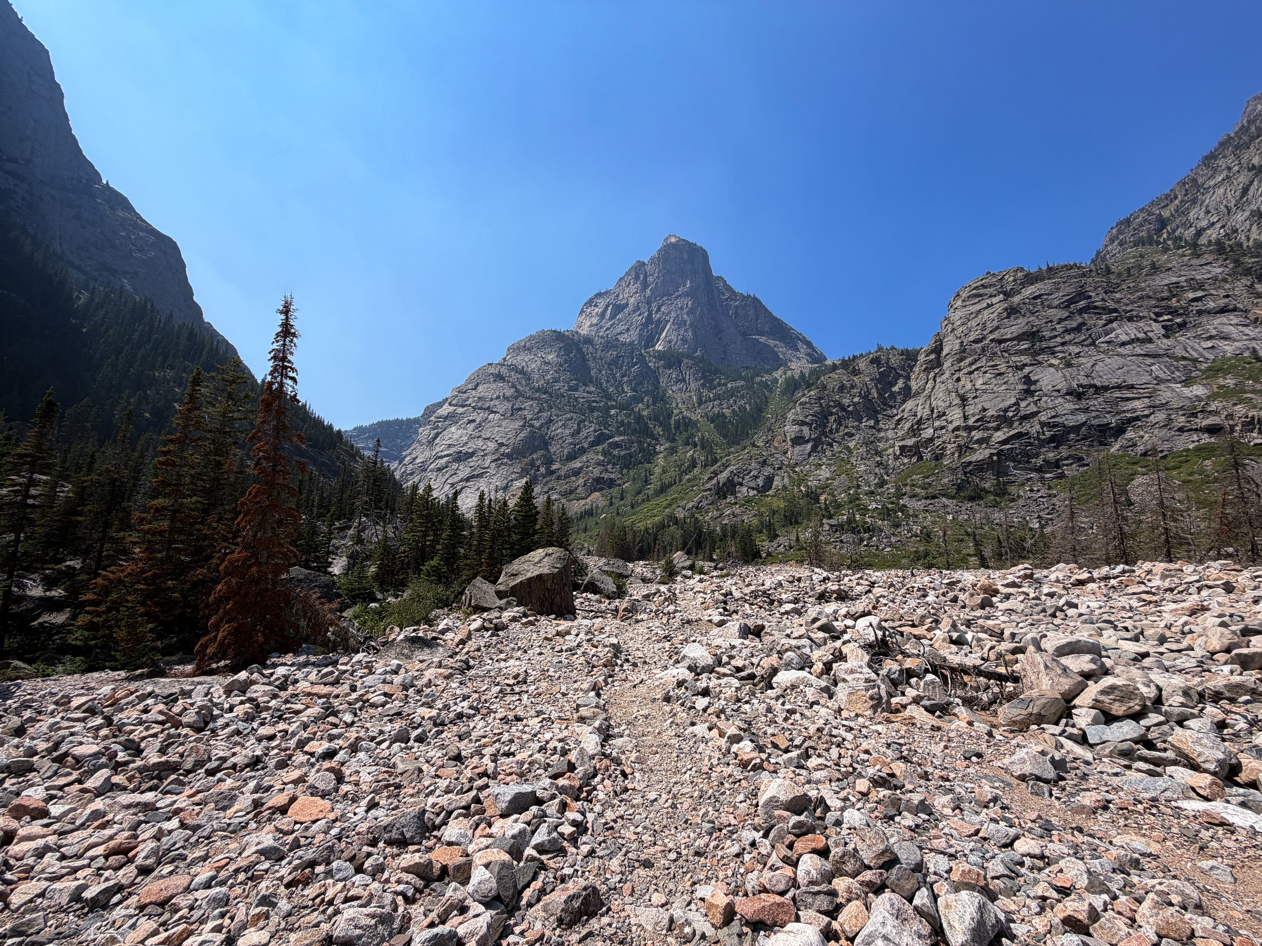 East Rosebud Trail Beaten Path Beartooth Mountains Montana