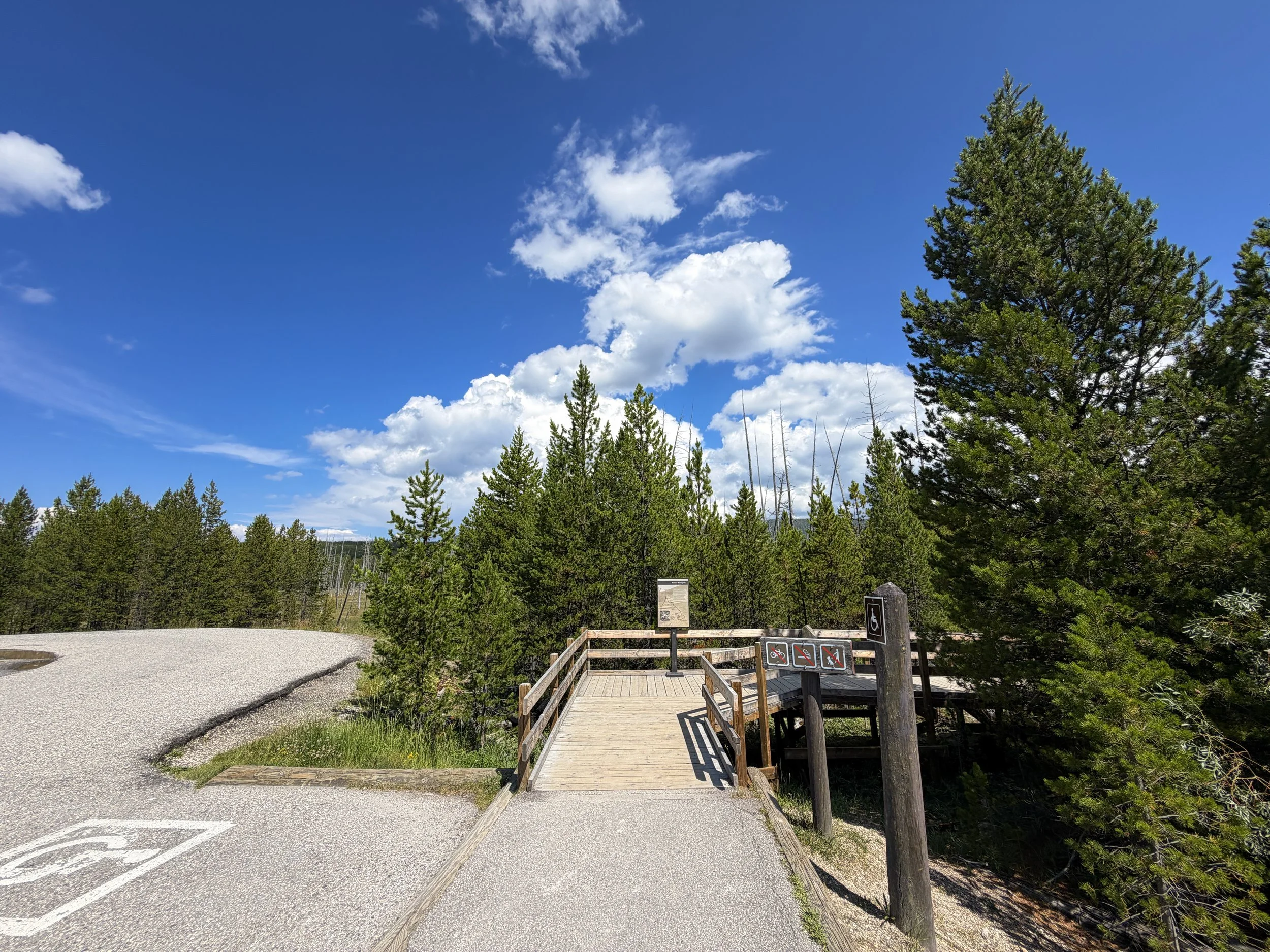 Artists Paintpots Trailhead Yellowstone National Park Wyoming