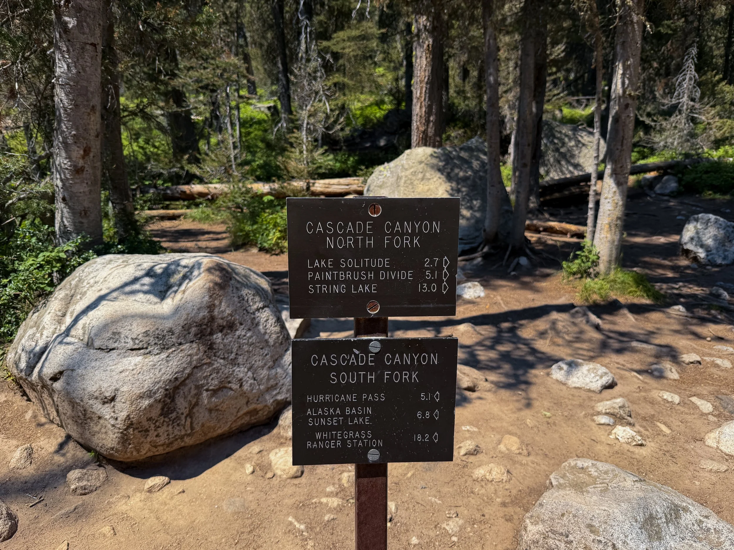 Cascade Canyon Trail to Teton Crest Trail Grand Teton National Park Wyoming