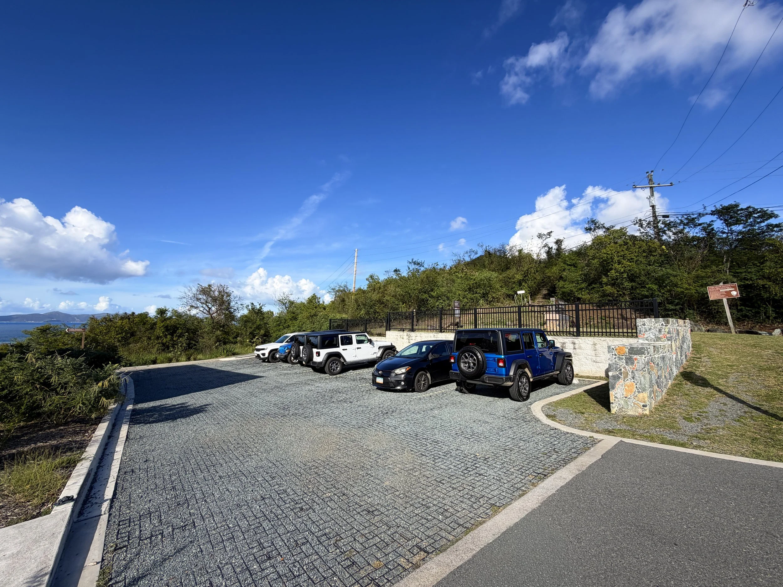 Caneel Hill Spur Trailhead Parking Virgin Islands National Park