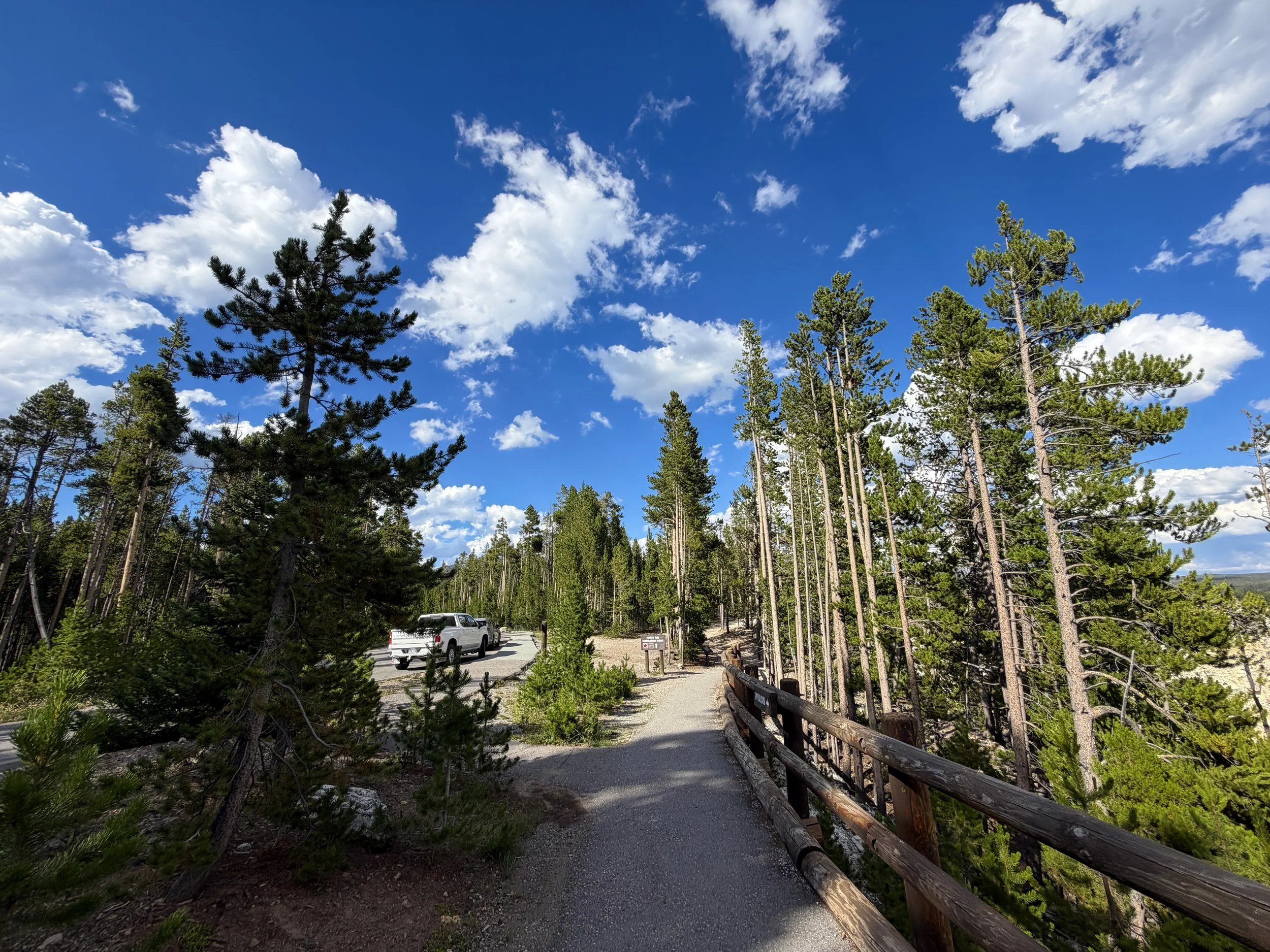 North Rim Trail Yellowstone National Park Wyoming