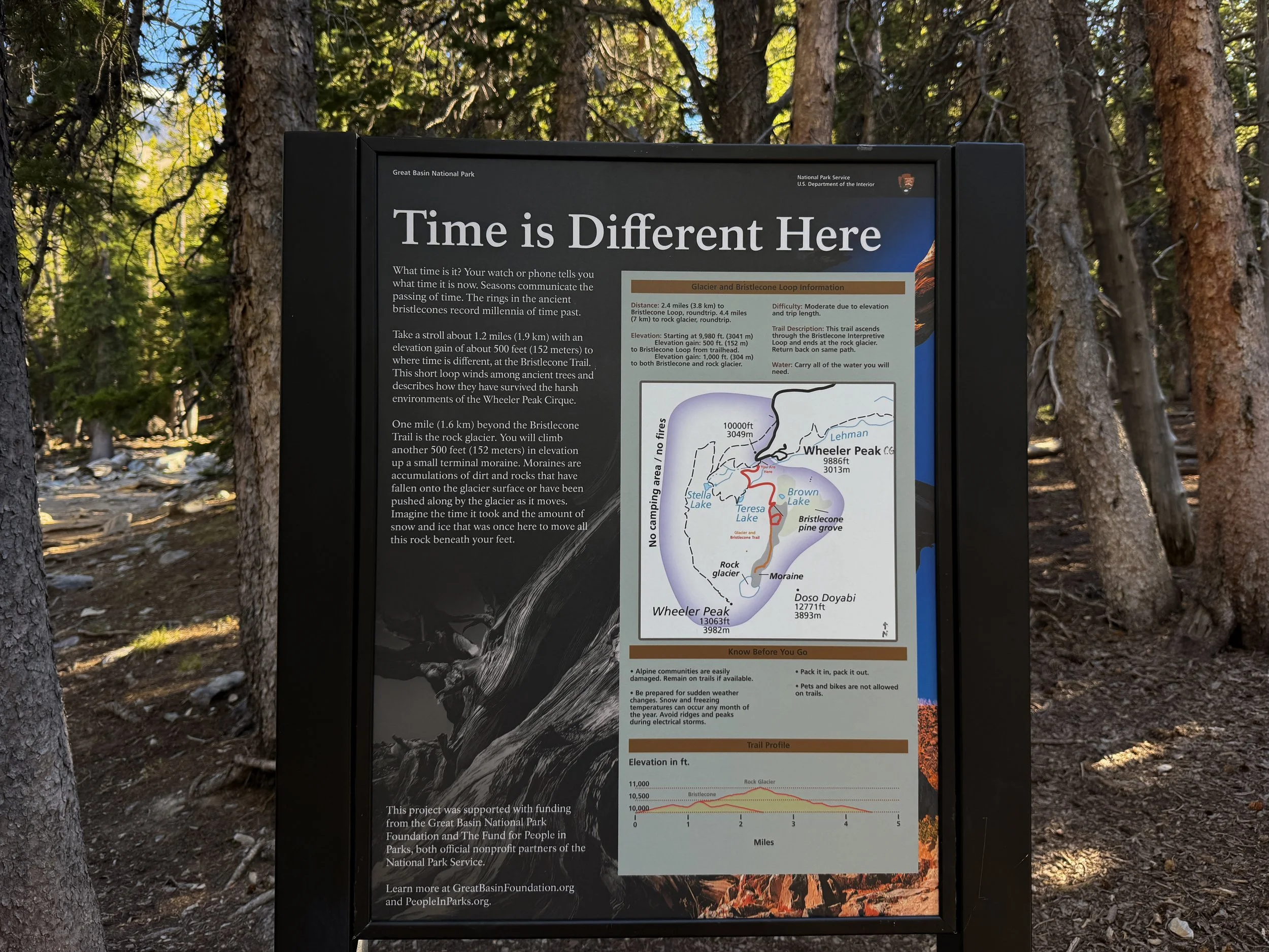 Alpine Lakes Loop Trail Great Basin National Park Nevada