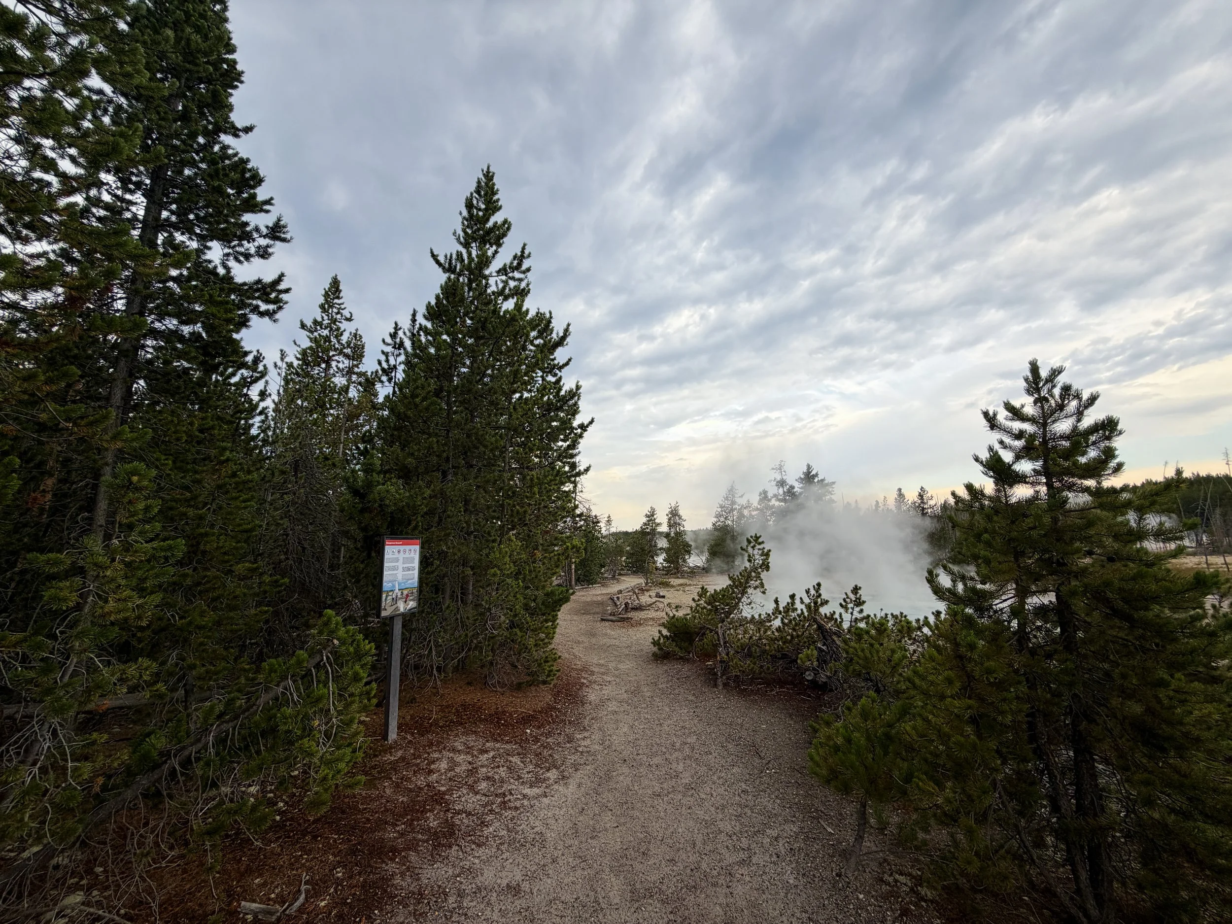 Norris Geyser Basin Loop Trail Yellowstone National Park Wyoming