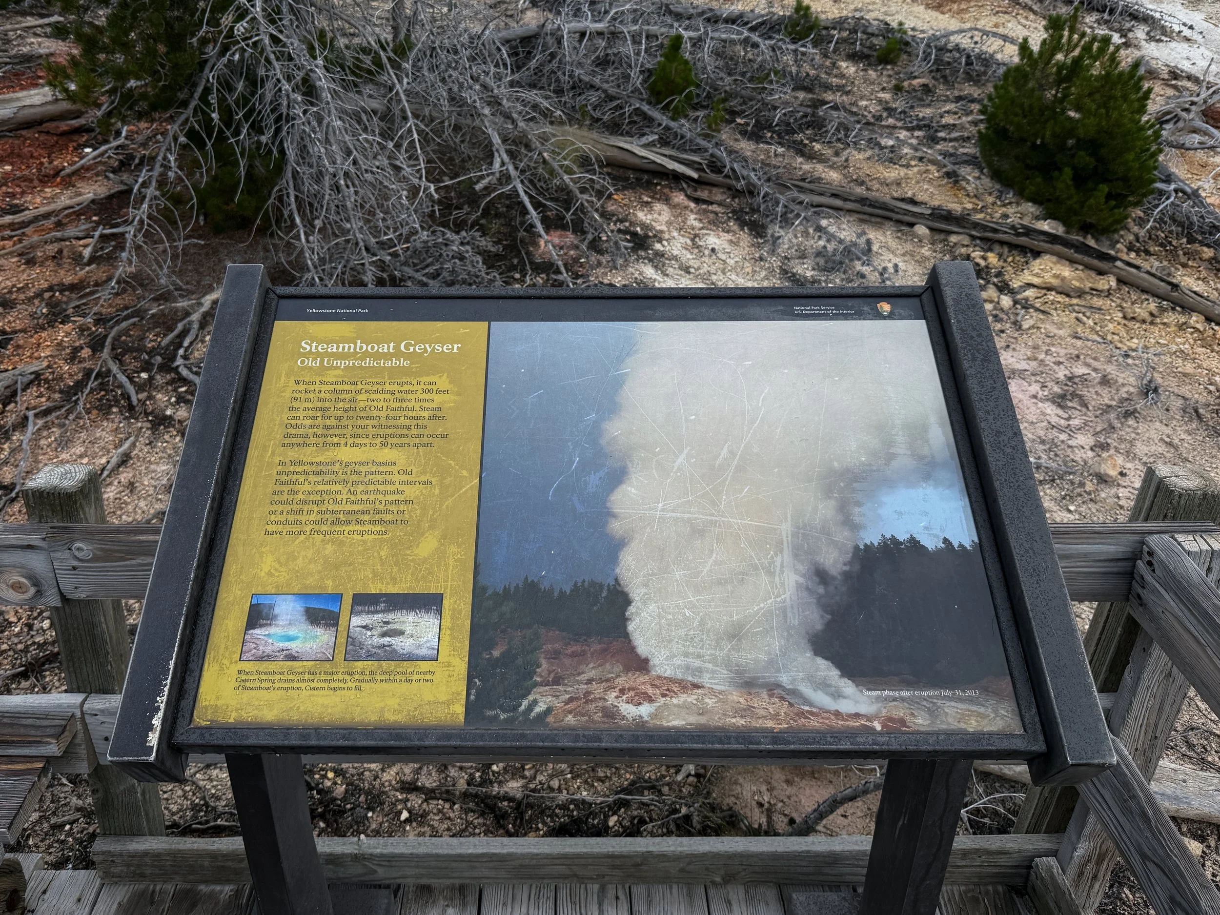 Back Basin Trail Norris Geyser Basin Yellowstone National Park Wyoming