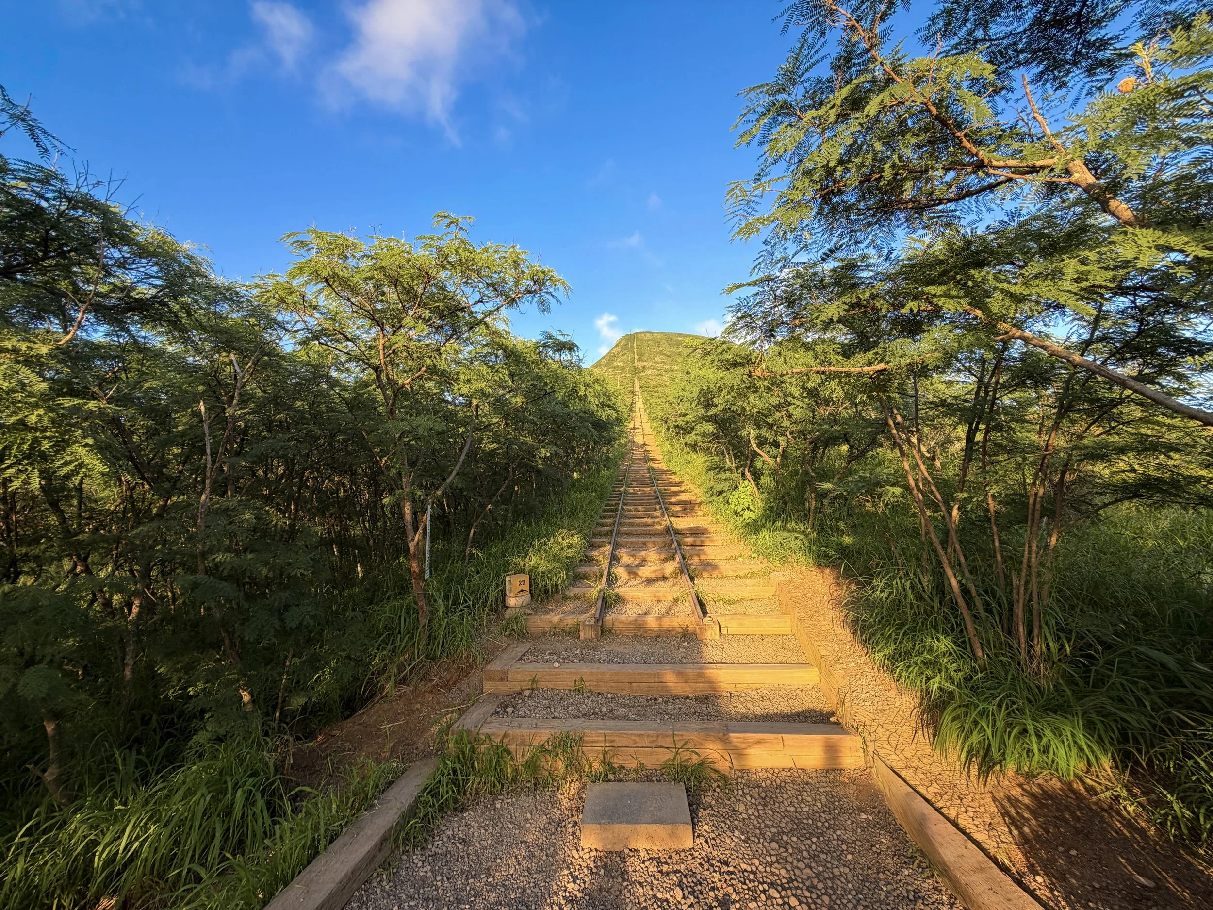 Koko Crater Stairs Trailhead Oahu Hawaii