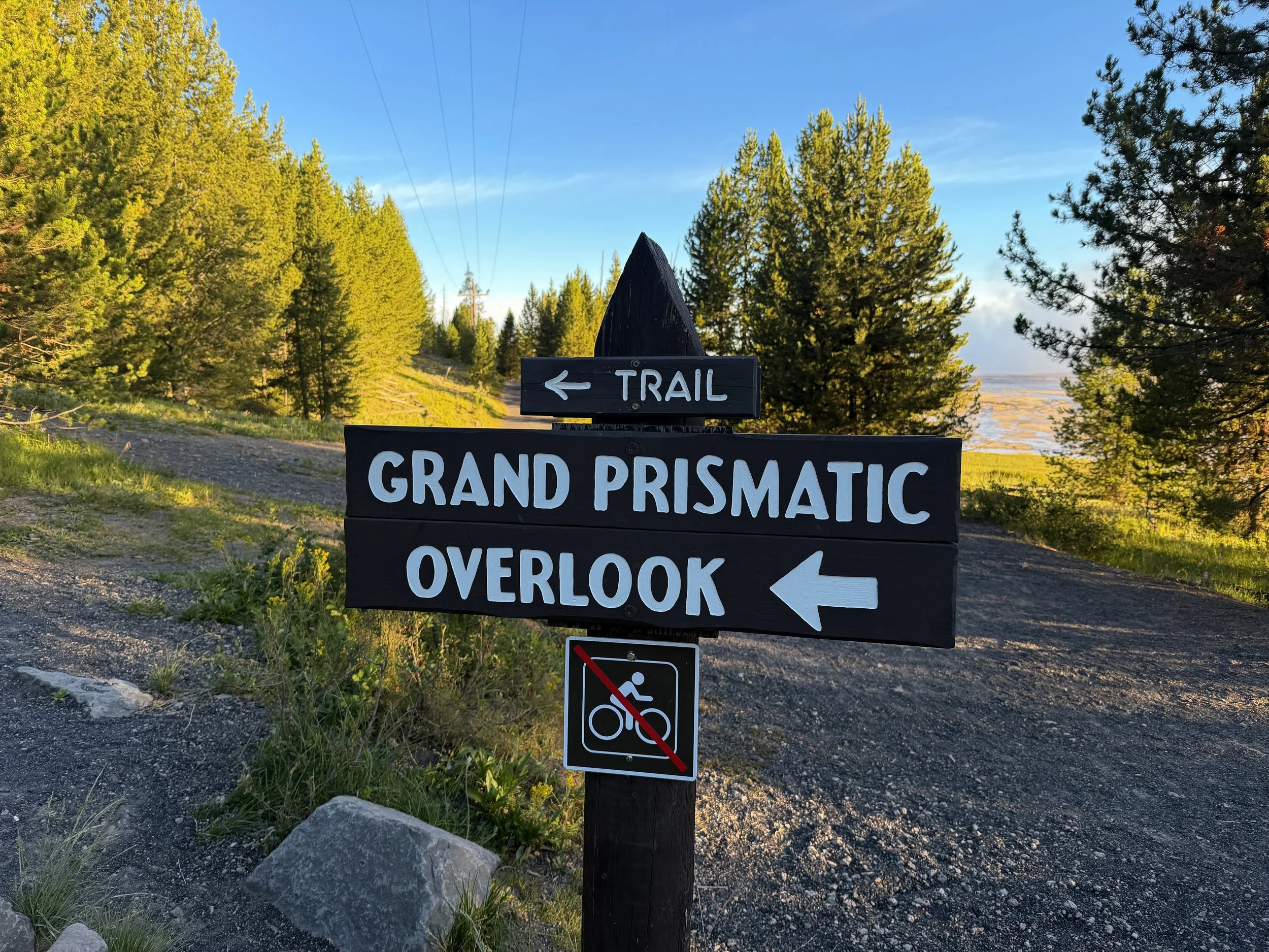 Grand Prismatic Spring Overlook Trail Yellowstone National Park Wyoming