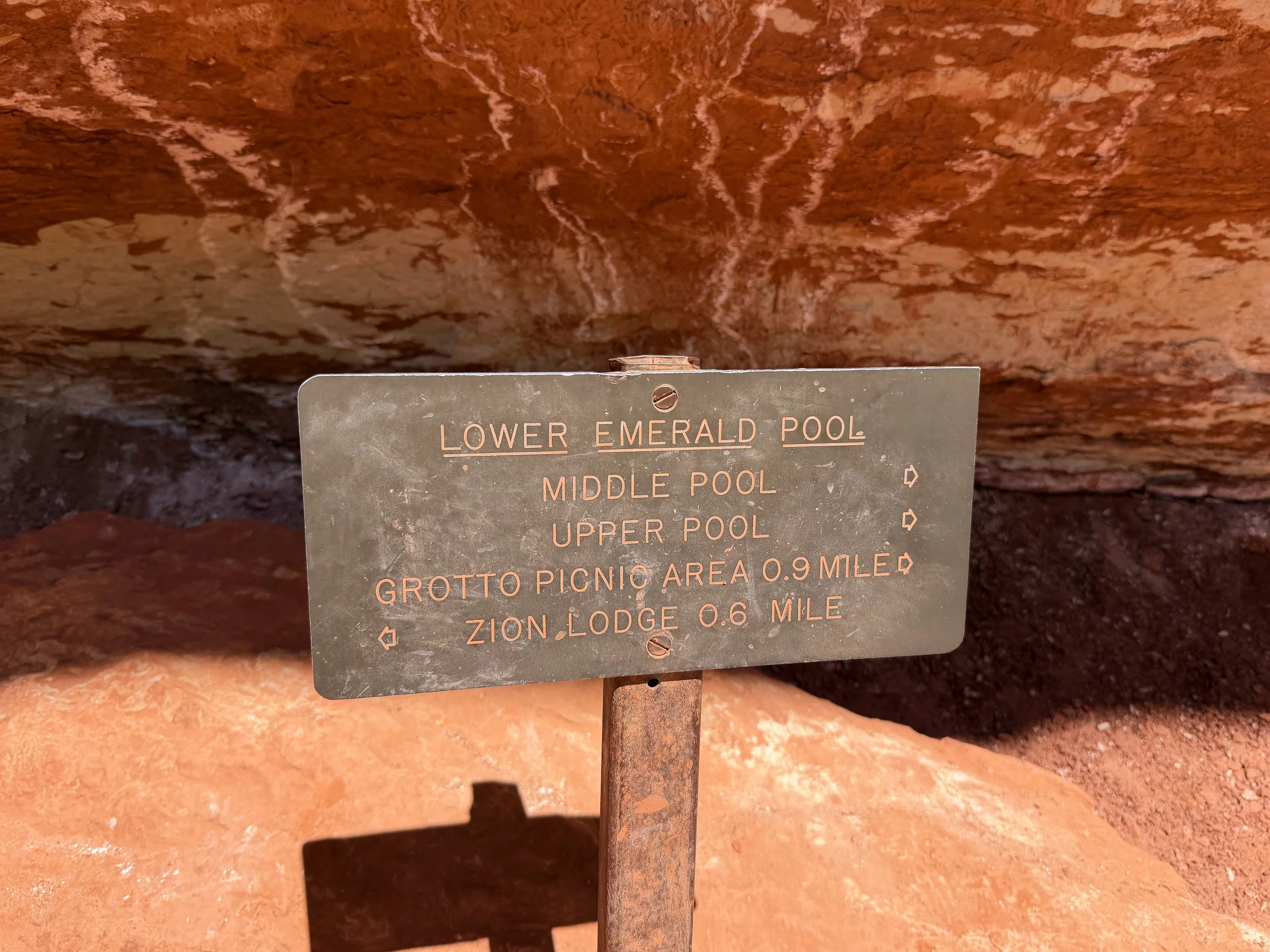 Lower Emerald Pool Zion National Park Utah