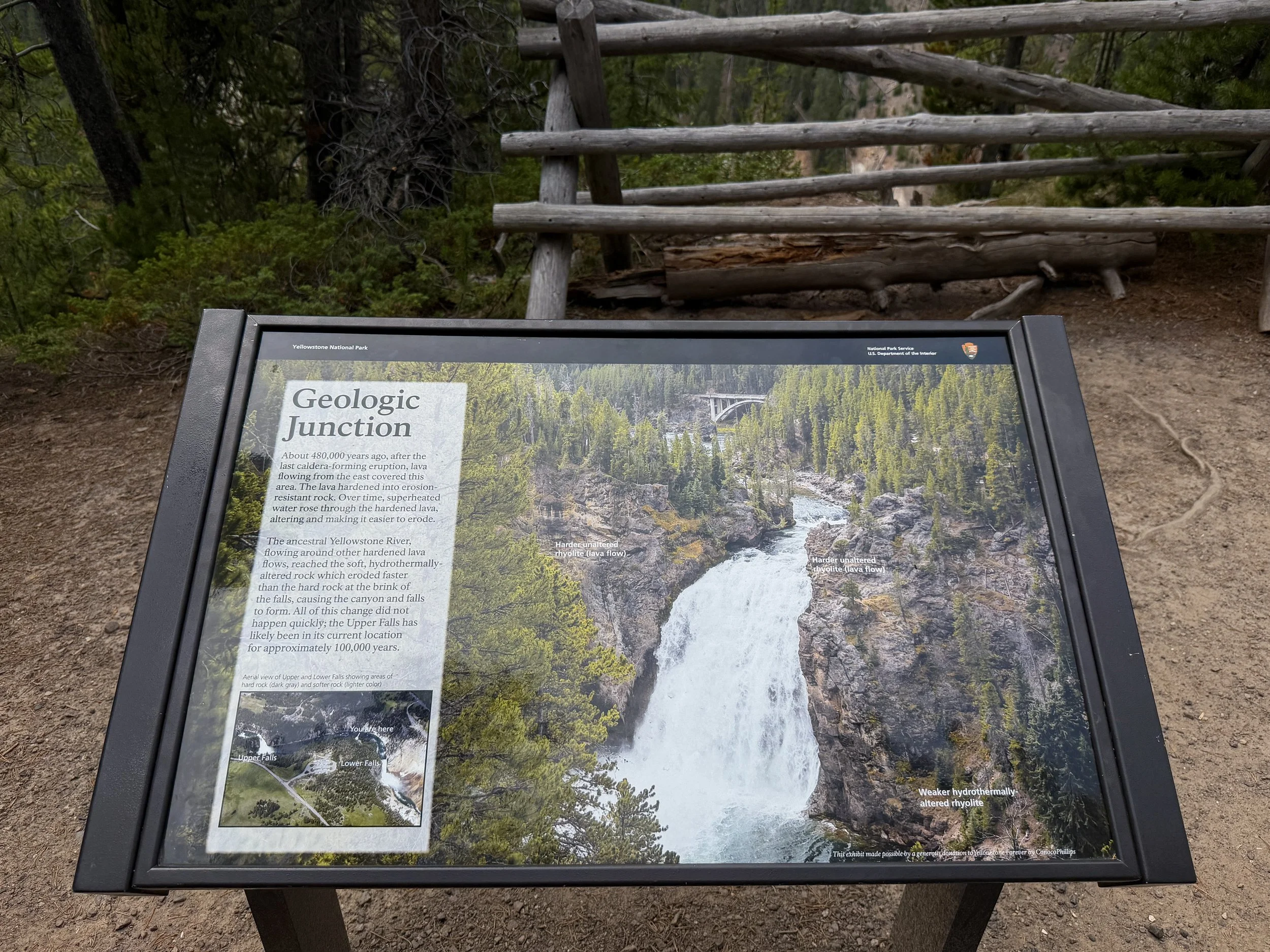South Rim Hike Yellowstone National Park Wyoming