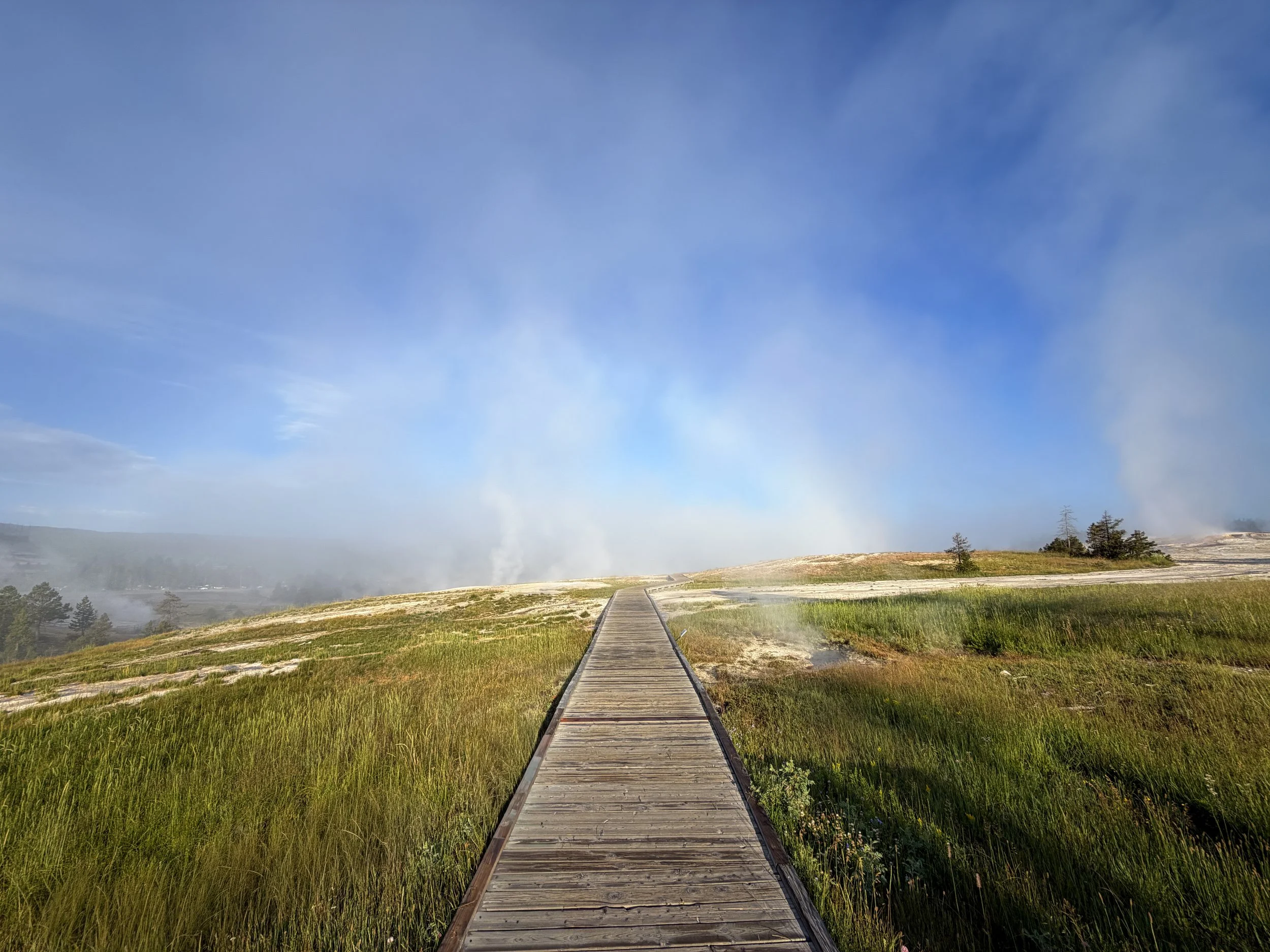 Upper Geyser Hill Loop Trail Yellowstone National Park Wyoming